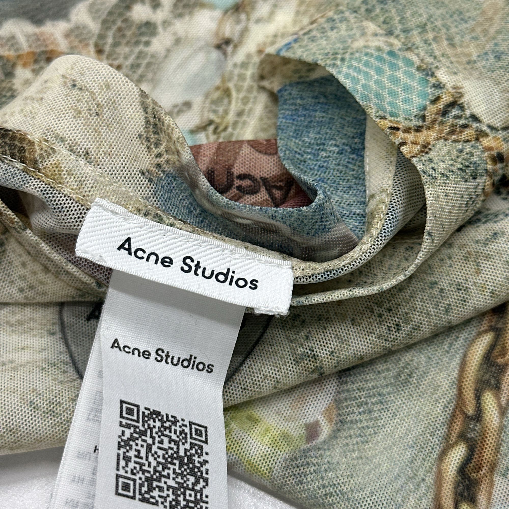 Acne Studios Acne Studios 3D Print Long Sleeve T-Shirt Size S Size S / US 4 / IT 40 - 4 Thumbnail
