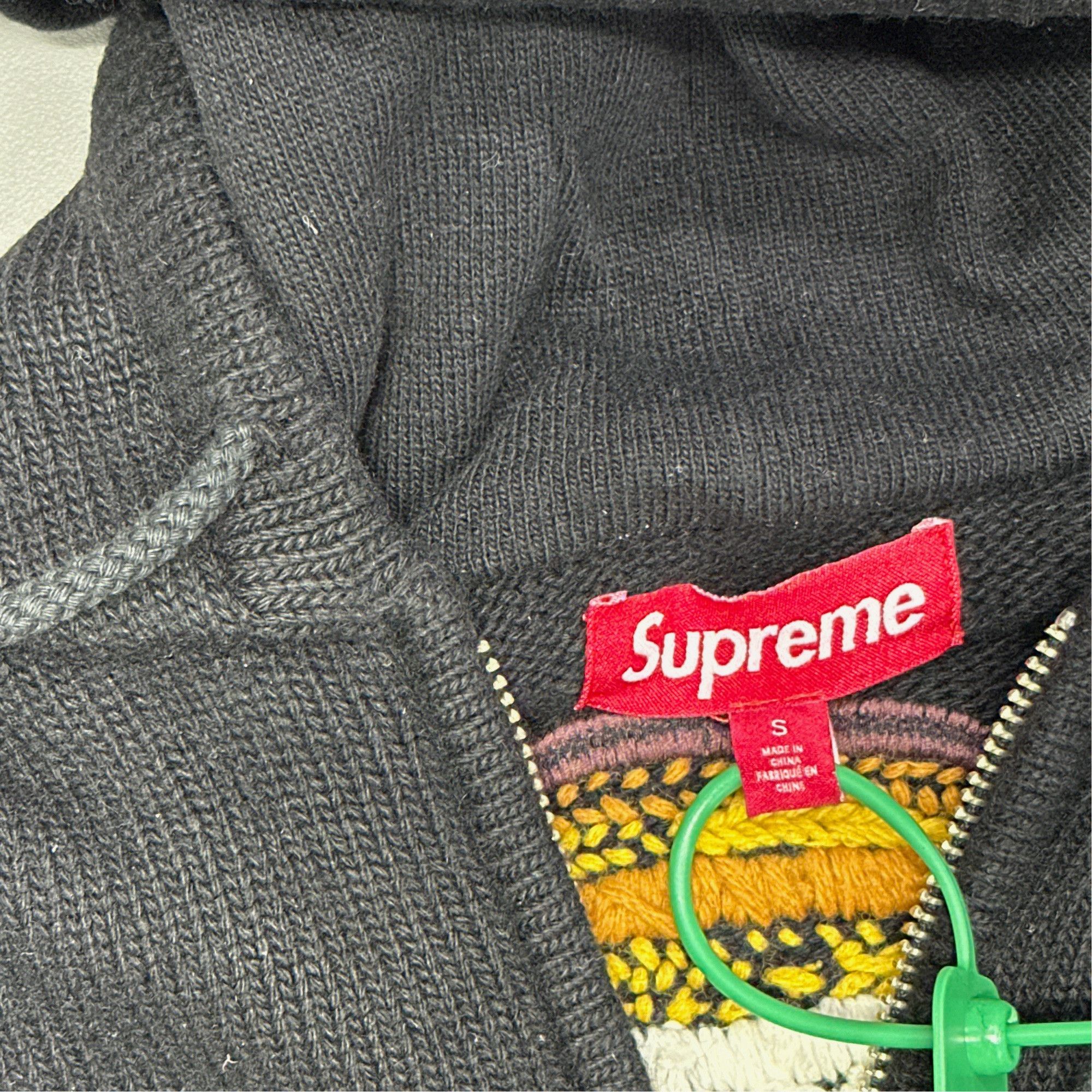 Supreme Supreme Last Supper Embroidered Zip Up Sweater Size S Size US S / EU 44-46 / 1 - 2 Thumbnail