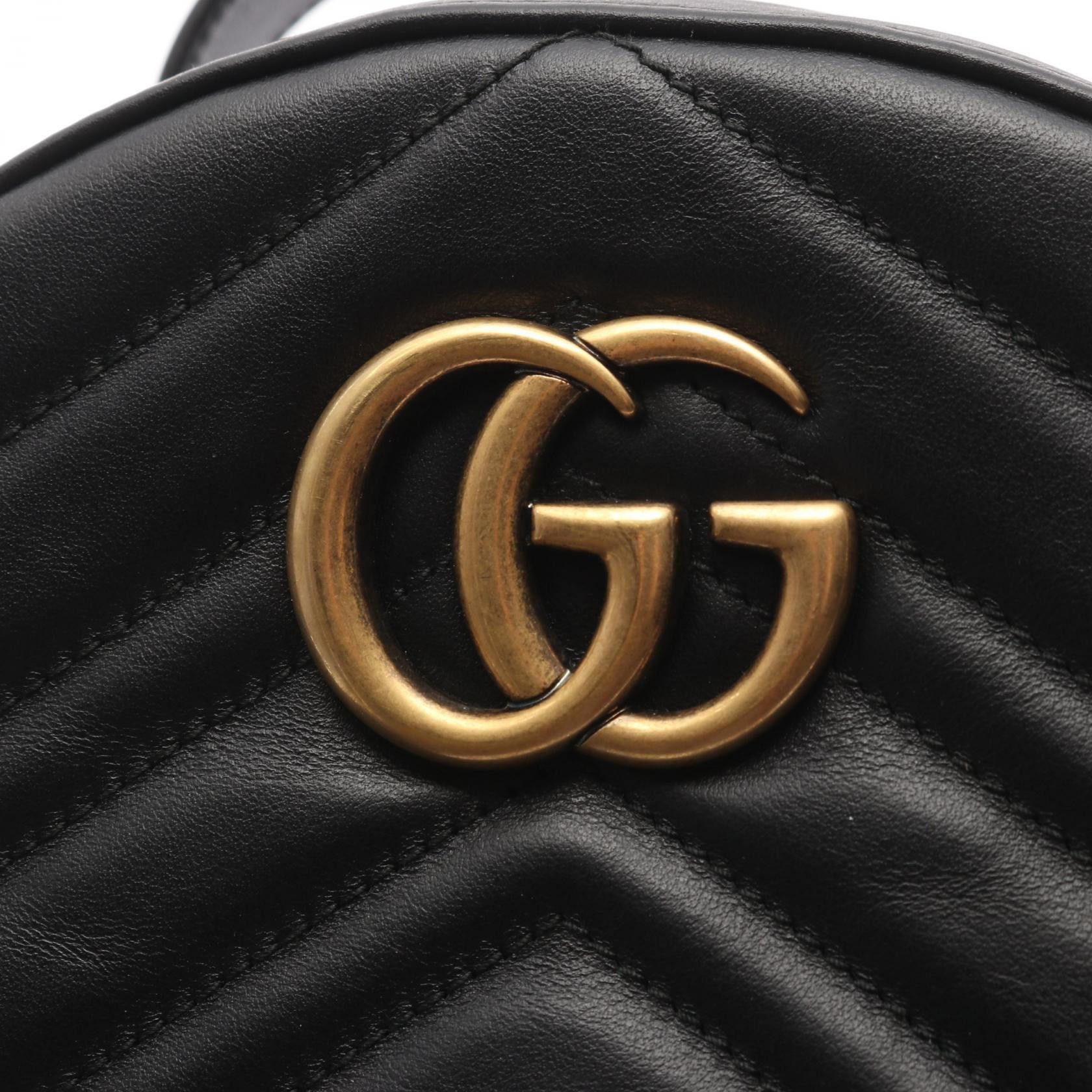 Gucci Gucci Gucci GG Marmont Leather Backpack Leather Backpack 476671 DUTY FREE for USA Size ONE SIZE - 6 Thumbnail