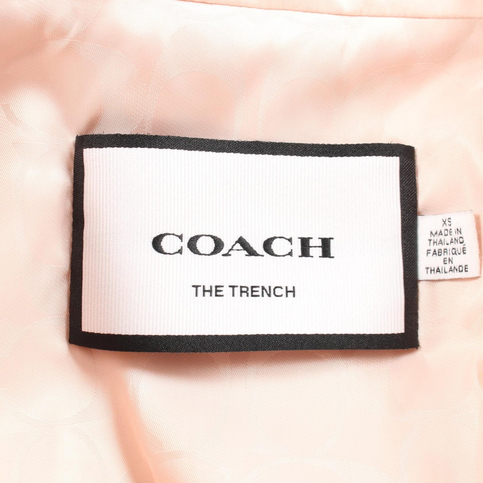Coach Coach Coach Light Trench Coat Textile Outerwear C8797 DUTY FREE for USA Size ONE SIZE - 3 Thumbnail