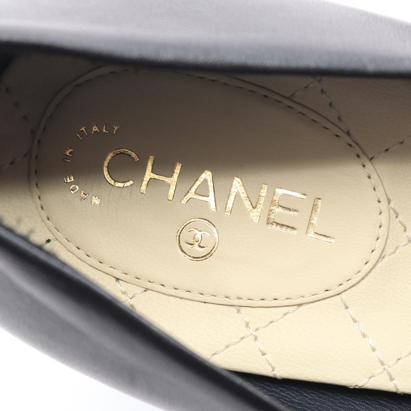 Chanel Chanel CHANEL Camellia Coco Mark Lambskin Pumps Leather Shoes DUTY FREE for USA Size ONE SIZE - 5 Thumbnail