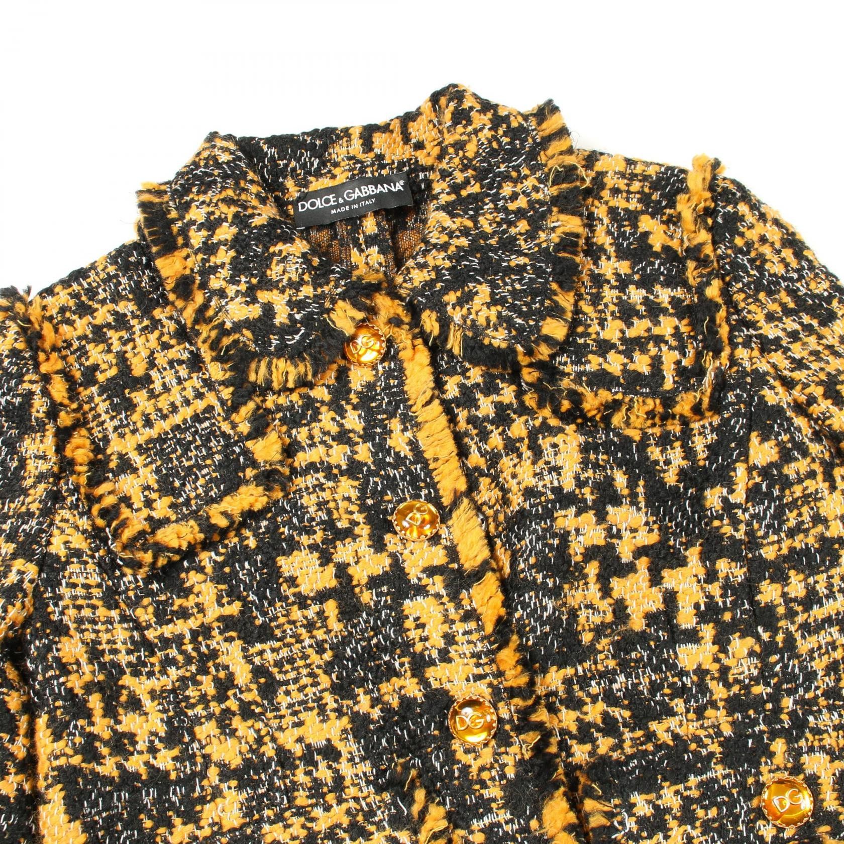 Dolce & Gabbana Dolce & Gabbana Dolce & Gabbana Wool Acrylic Outerwear Textile Outerwear DUTY FREE for USA Size ONE SIZE - 7 Thumbnail