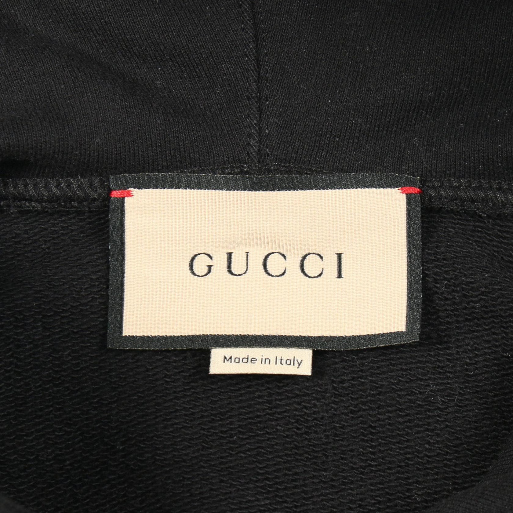 Gucci Gucci Gucci LOVE PARADE Cotton Hoodie Textile Sweatshirts & Hoodies DUTY FREE for USA Size ONE SIZE - 3 Thumbnail