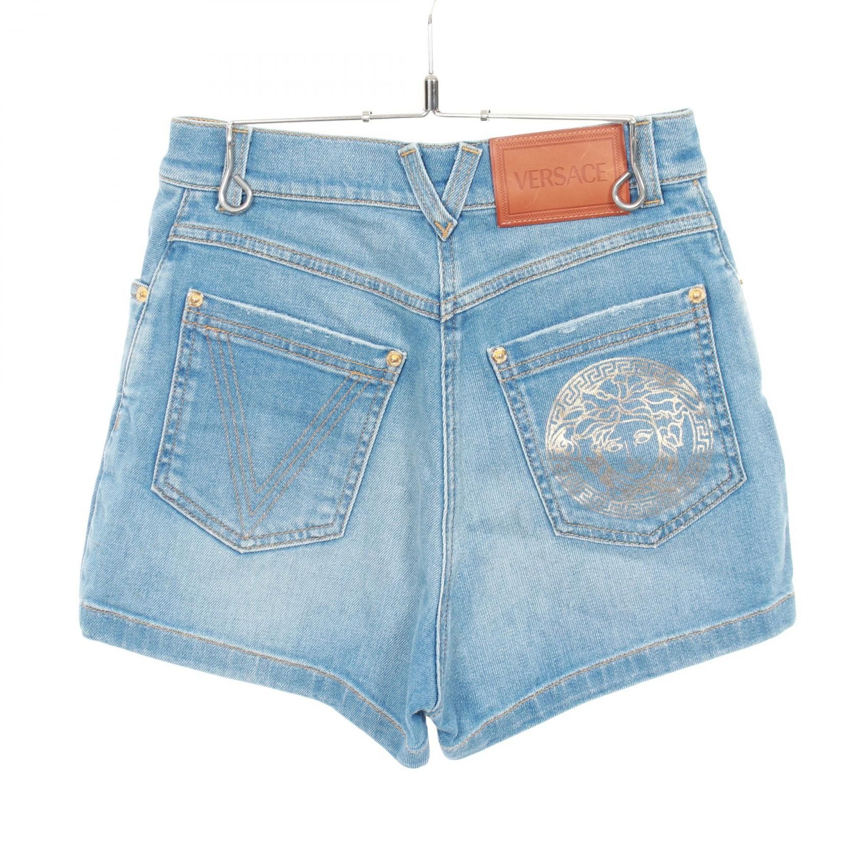 Versace Versace Versace Cotton Shorts Textile Jeans DUTY FREE for USA Size ONE SIZE - 2 Thumbnail