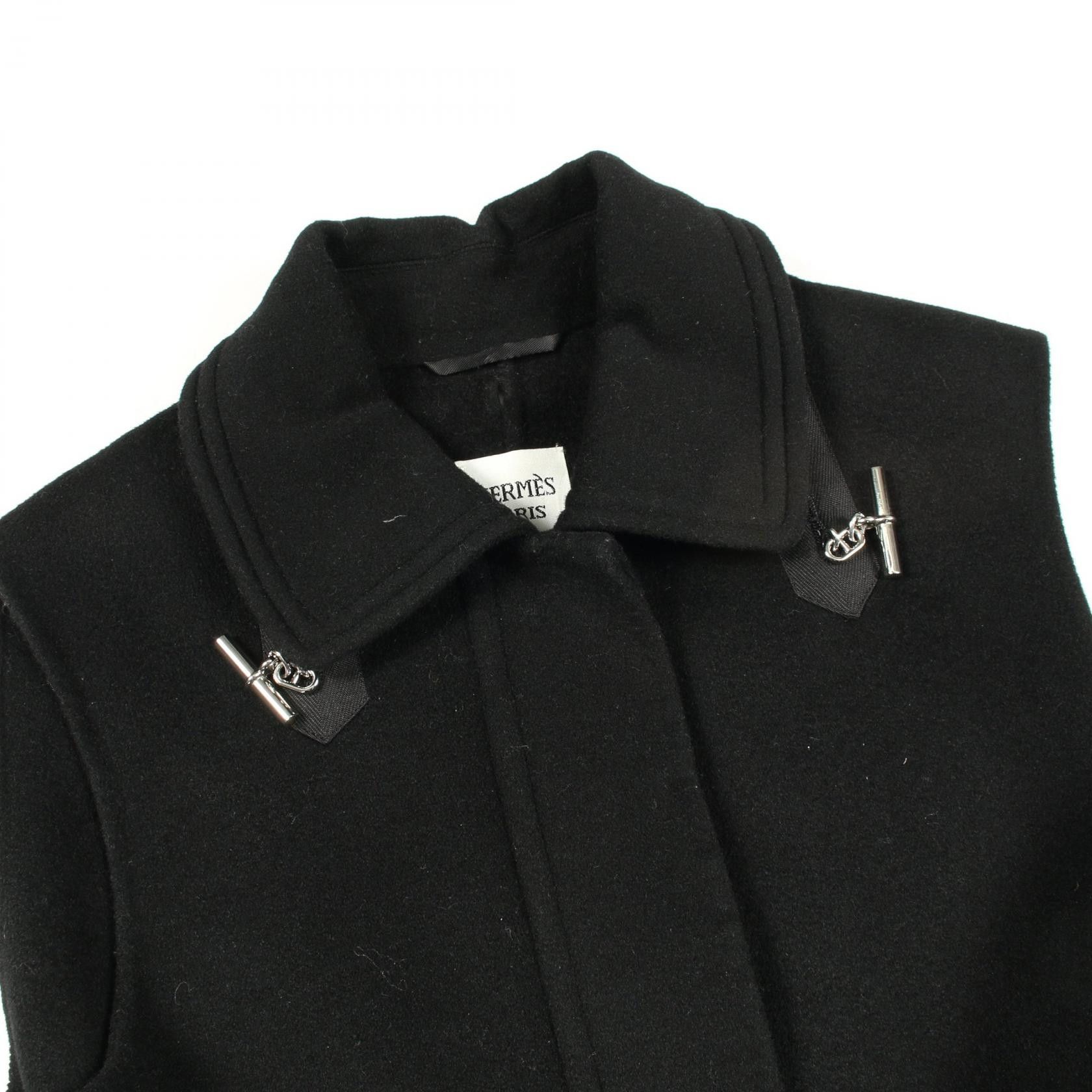Hermes Hermes Hermes Cashmere Coat Textile Outerwear DUTY FREE for USA Size ONE SIZE - 7 Thumbnail
