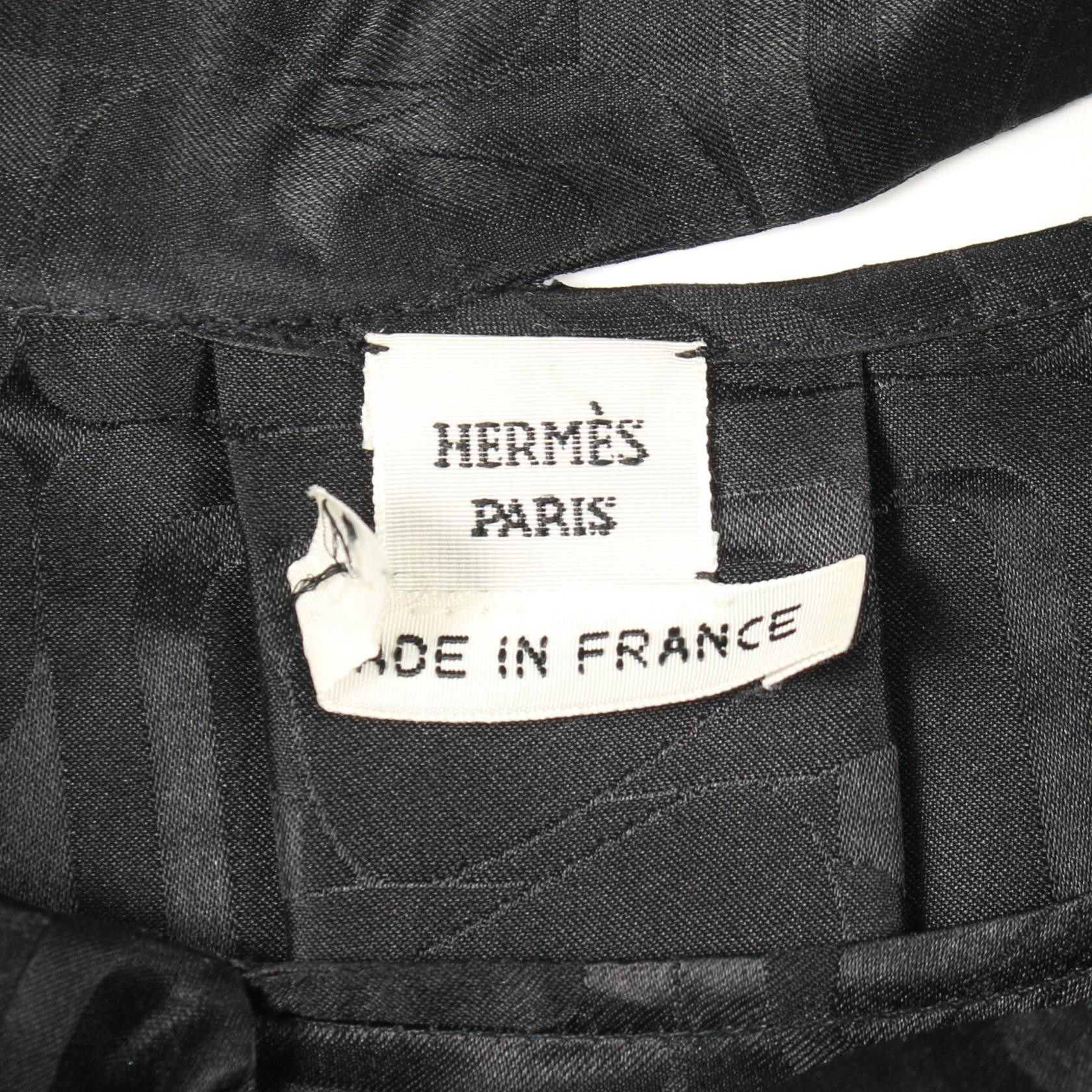 Hermes Hermes Hermes Silk Blouse Textile Tops DUTY FREE for USA Size ONE SIZE - 4 Thumbnail