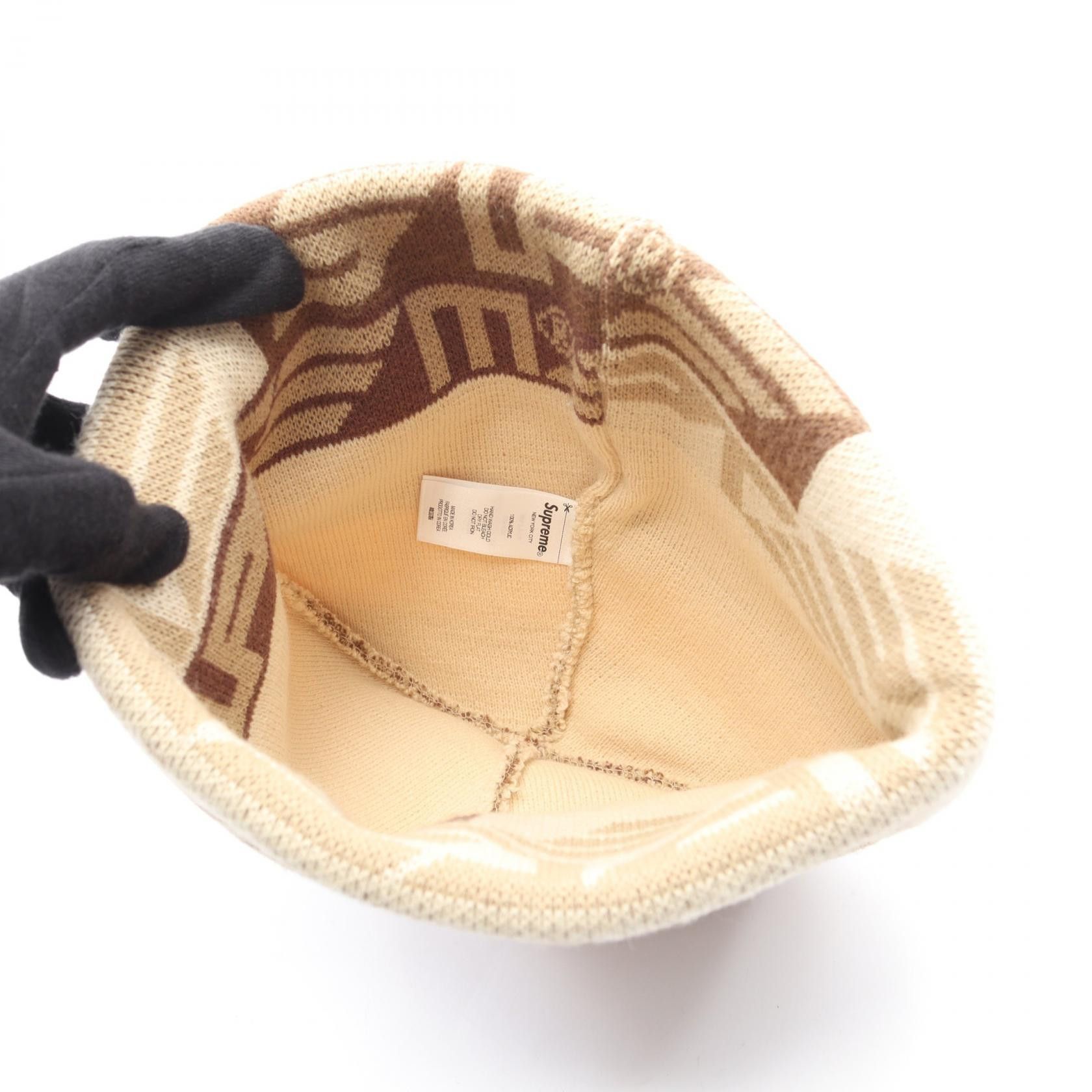 Supreme Supreme Supreme Geo Beanie Knit Cap Plastic / Synthetic Hats DUTY FREE for USA Size ONE SIZE - 3 Thumbnail