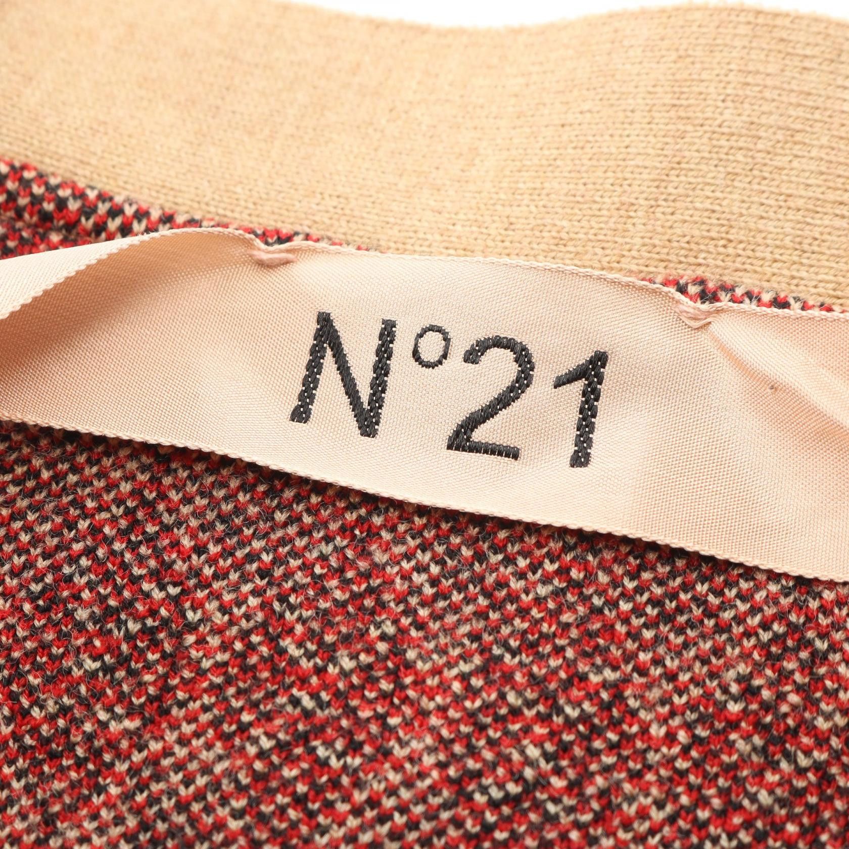 Other Other N21 Argyle Wool Cardigan Textile Tops C25IN280A0137088 DUTY FREE for USA Size ONE SIZE - 3 Thumbnail