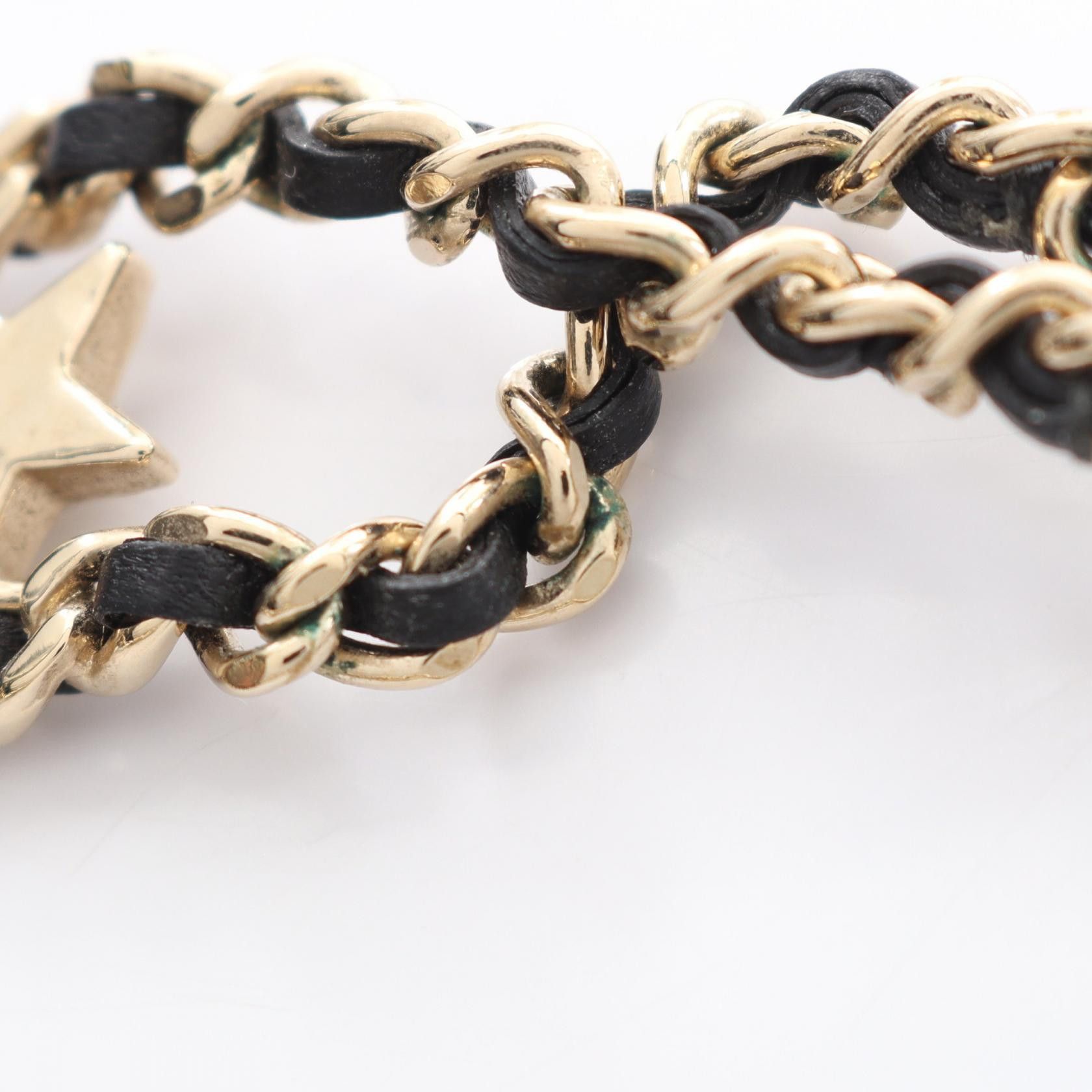 Chanel Chanel Chanel Coco Mark Star Choker Necklace Leather Necklace DUTY FREE for USA Size ONE SIZE - 7 Thumbnail
