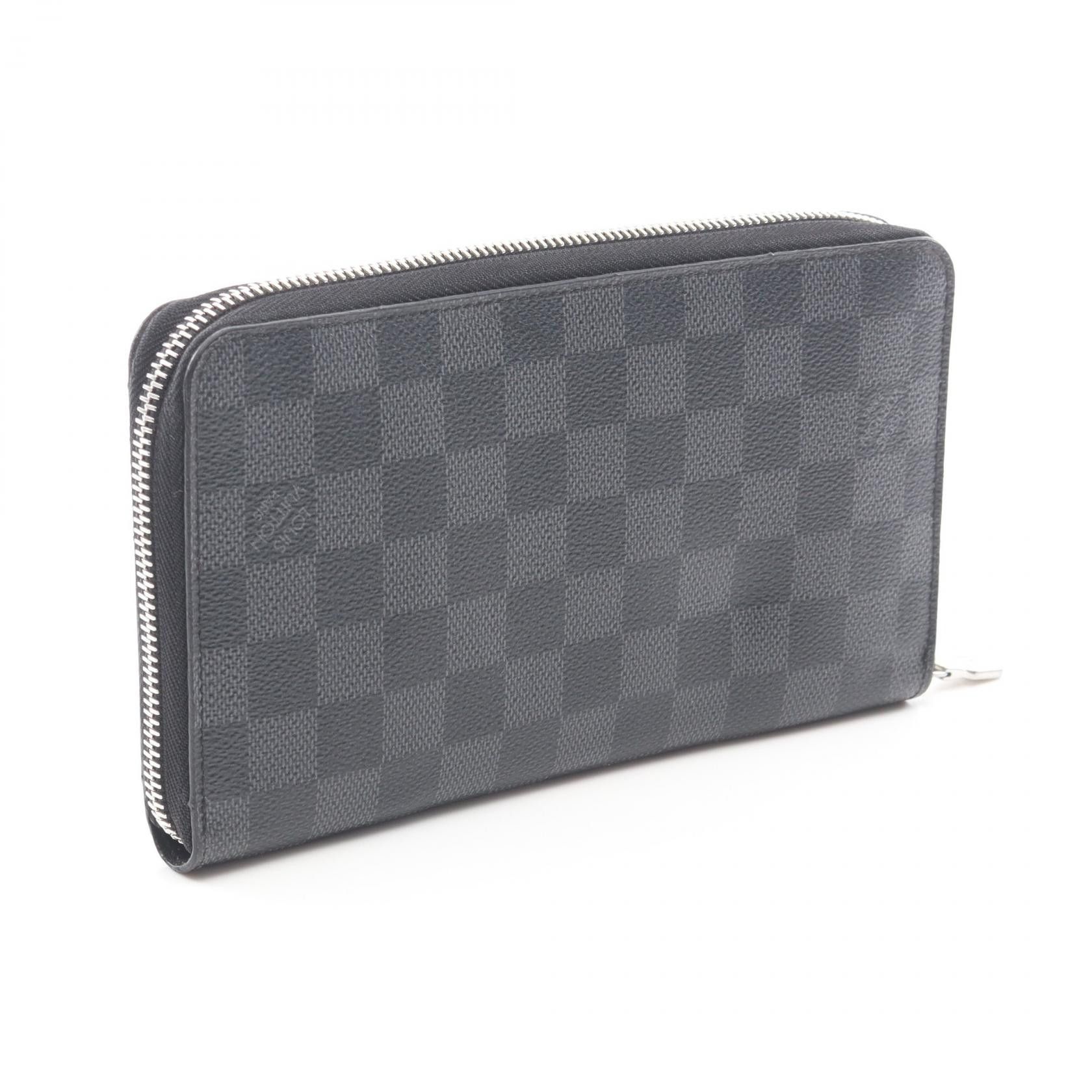 Louis Vuitton Louis Vuitton Louis Vuitton Zippy Organizer NM Damier Graphite Long Wallet Textile Long Wallet N60111 DUTY FREE for USA Size ONE SIZE - 2 Thumbnail