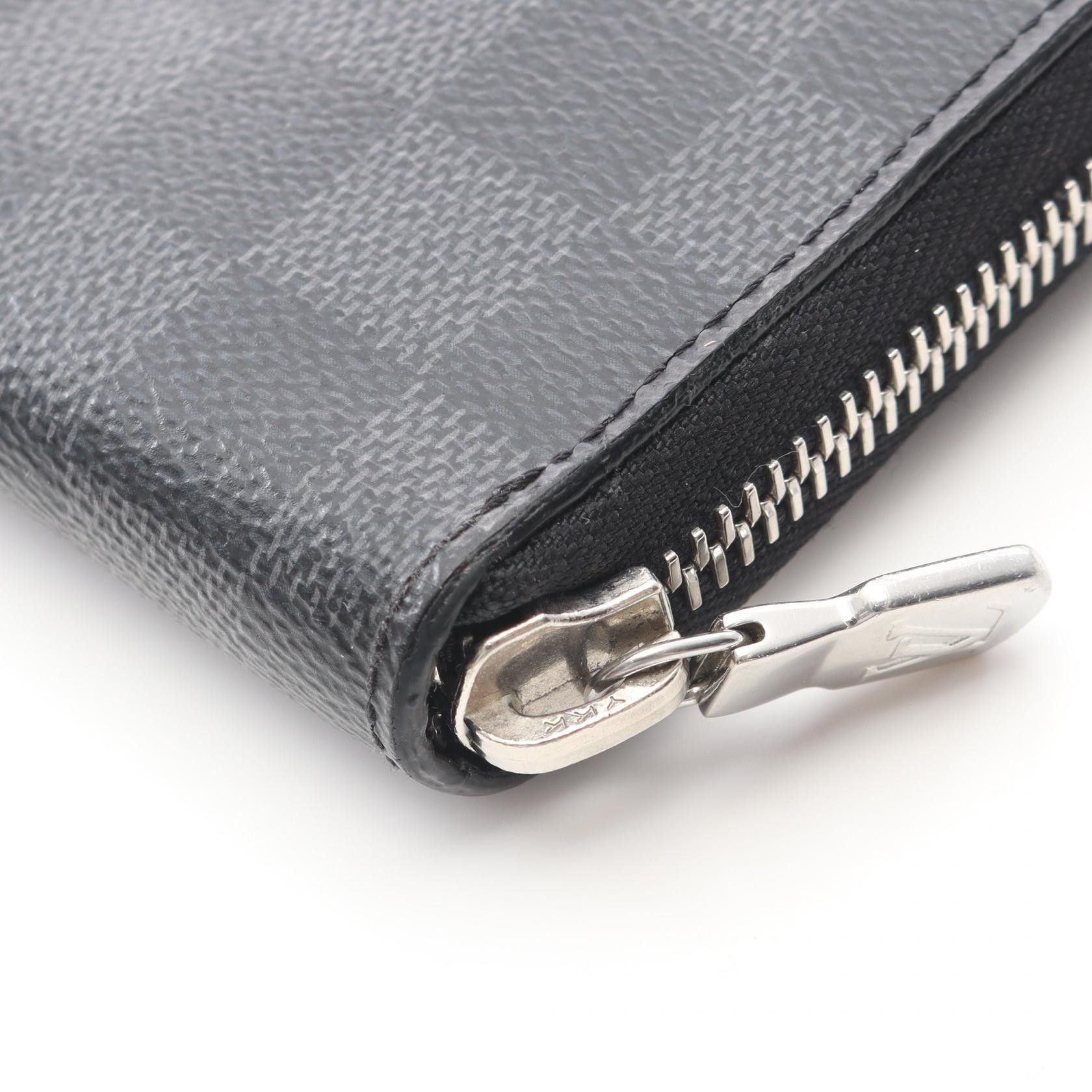 Louis Vuitton Louis Vuitton Louis Vuitton Zippy Organizer NM Damier Graphite Long Wallet Textile Long Wallet N60111 DUTY FREE for USA Size ONE SIZE - 8 Thumbnail