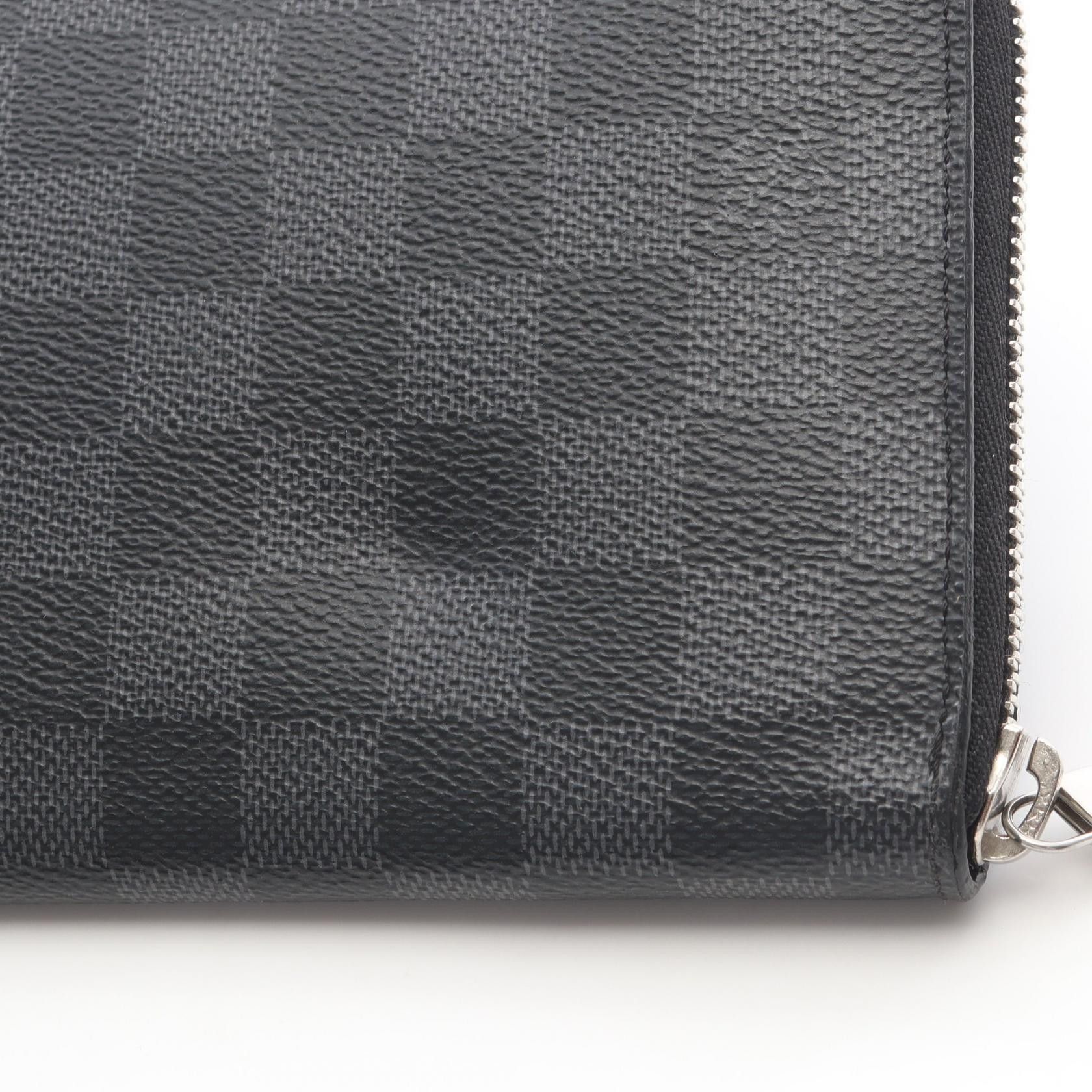 Louis Vuitton Louis Vuitton Louis Vuitton Zippy Organizer NM Damier Graphite Long Wallet Textile Long Wallet N60111 DUTY FREE for USA Size ONE SIZE - 9 Thumbnail