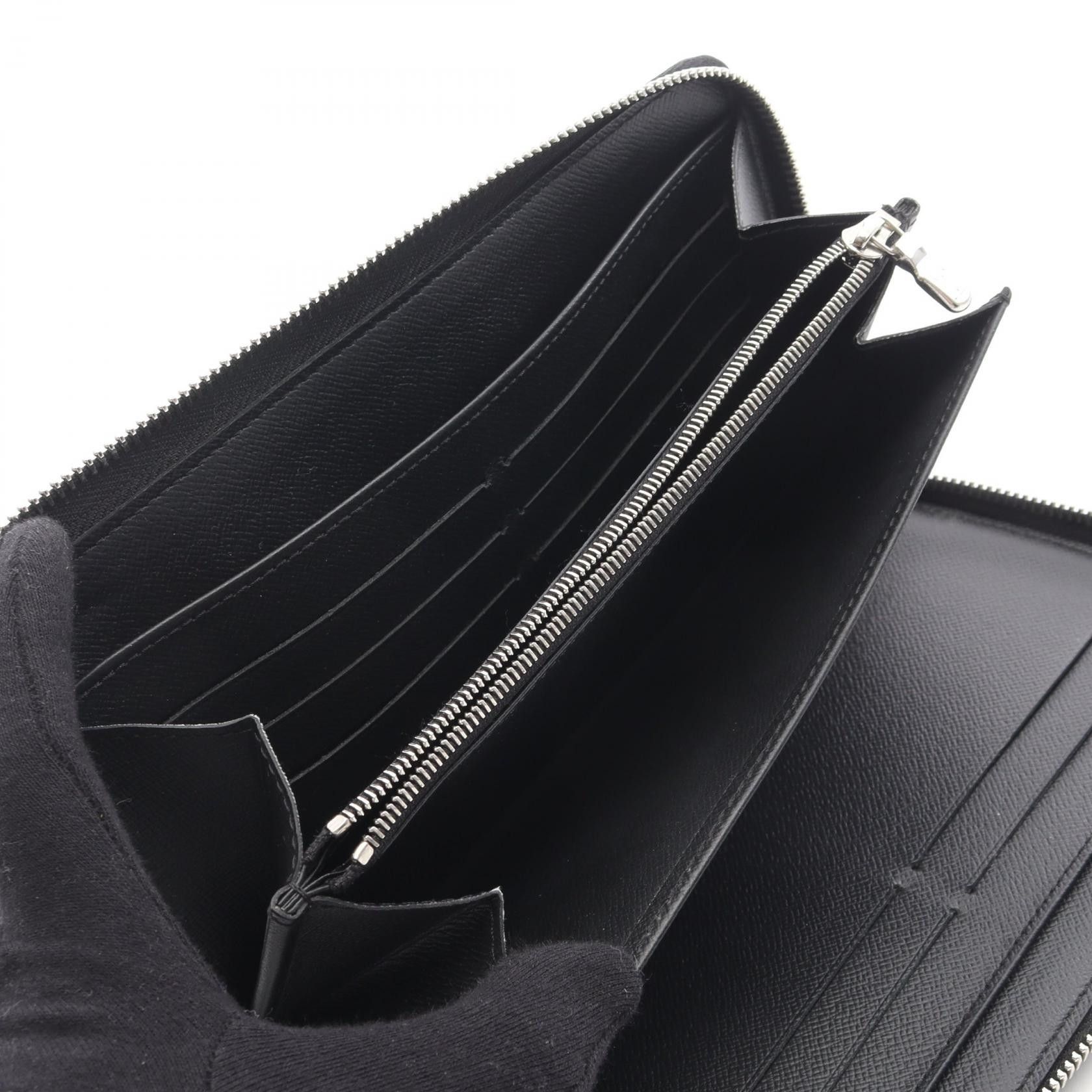 Louis Vuitton Louis Vuitton Louis Vuitton Zippy Organizer NM Damier Graphite Long Wallet Textile Long Wallet N60111 DUTY FREE for USA Size ONE SIZE - 4 Thumbnail