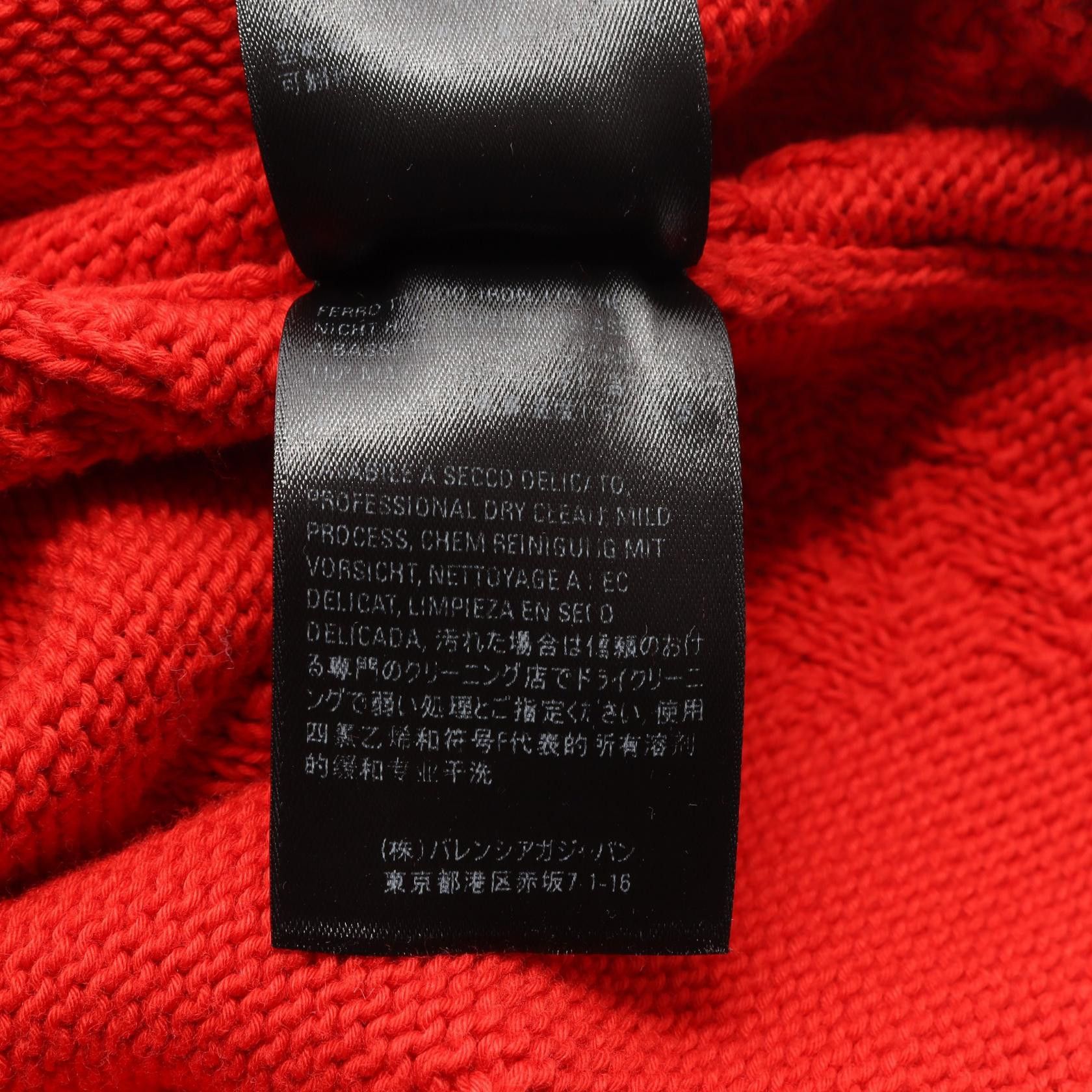 Balenciaga Balenciaga Balenciaga Logo Jacquard Cotton Knit Textile Tops DUTY FREE for USA Size ONE SIZE - 5 Thumbnail