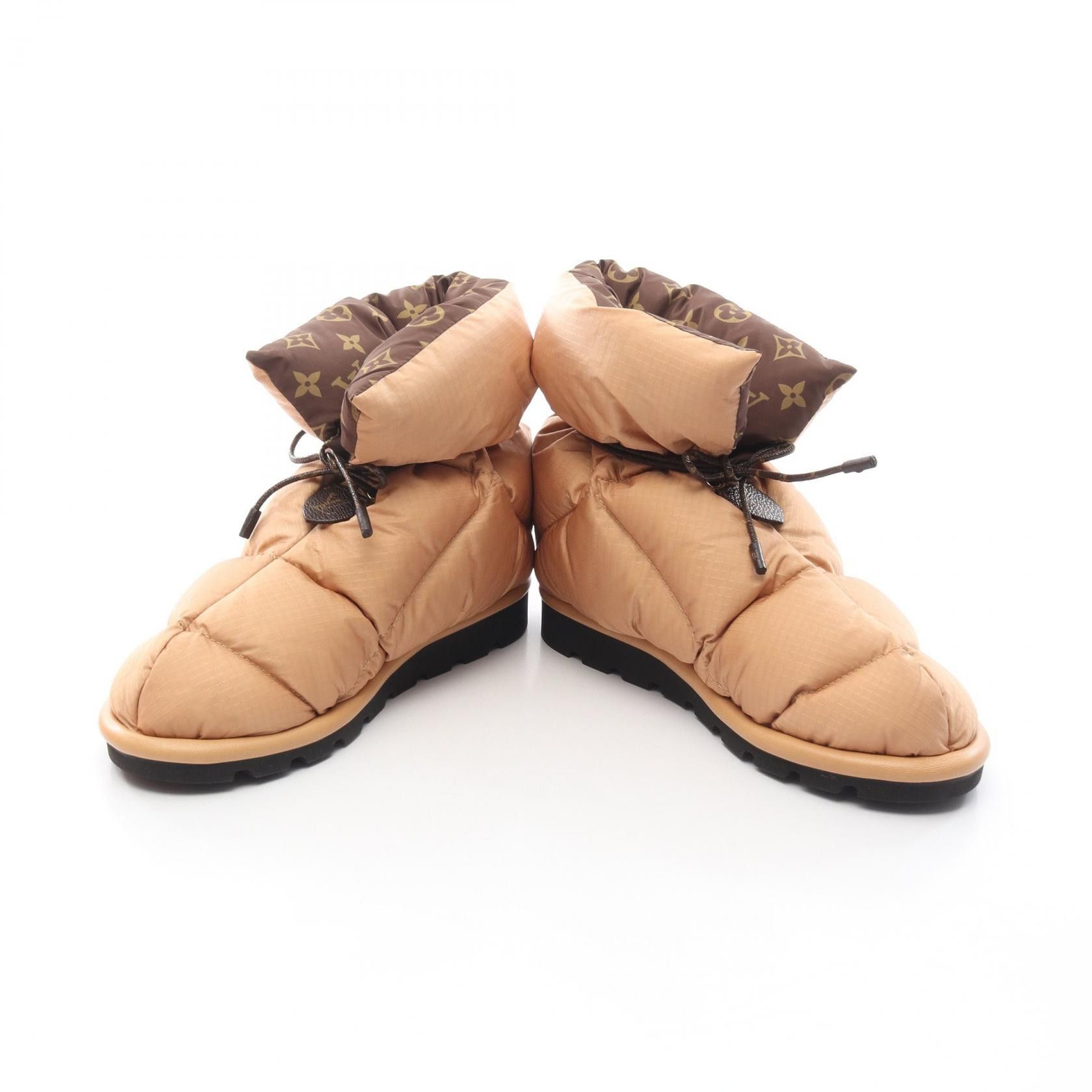Louis Vuitton Louis Vuitton Louis Vuitton Pillow Line Monogram Boots Textile Shoes DUTY FREE for USA Size ONE SIZE - 3 Thumbnail
