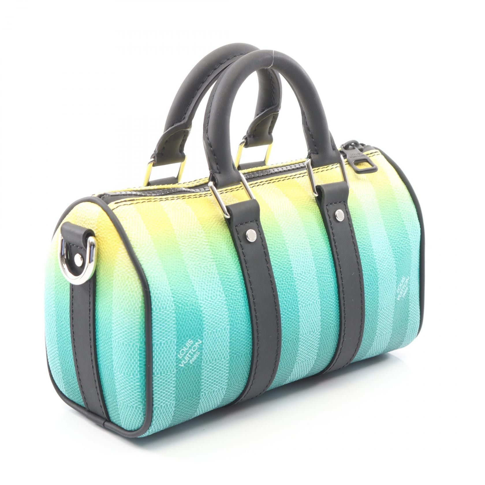Louis Vuitton Louis Vuitton Louis Vuitton Keepall XS Damier Stripe Handbag Textile Handbag M59949 DUTY FREE for USA Size ONE SIZE - 2 Thumbnail