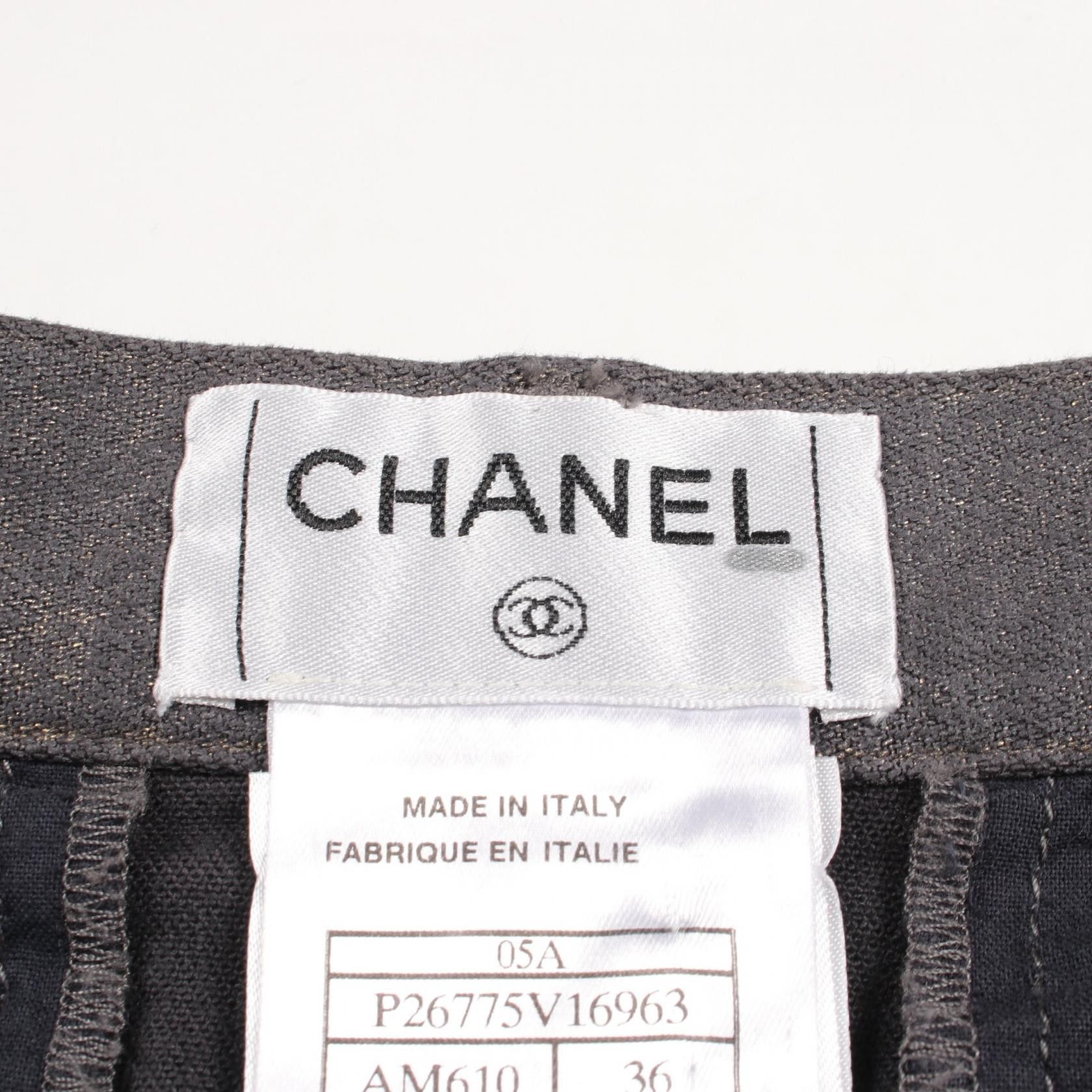 Chanel Chanel CHANEL Button Cotton Skirt Textile Skirts P26775V16963 DUTY FREE for USA Size ONE SIZE - 3 Thumbnail