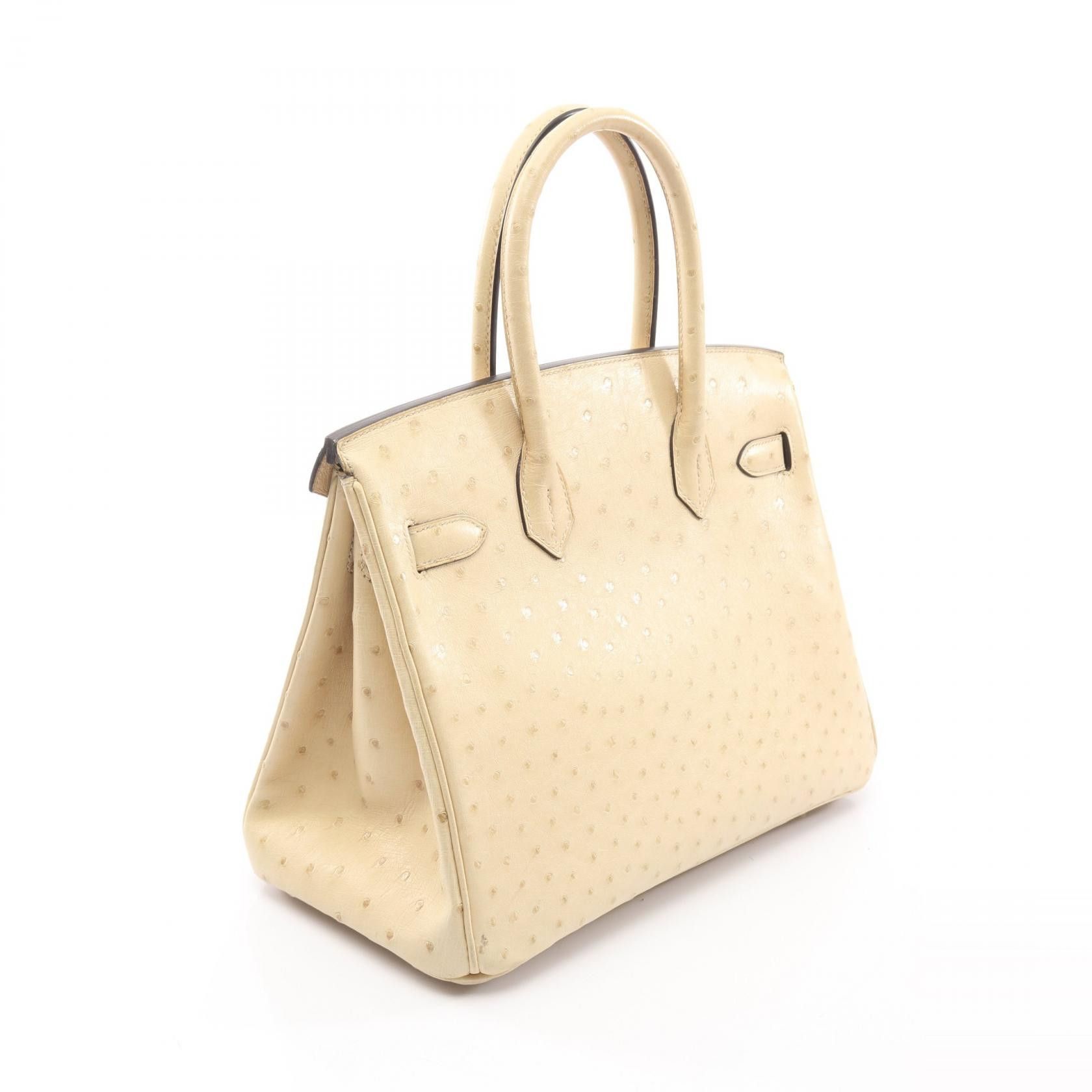 Hermes Hermes Hermes Birkin30 Ostrich Leather Handbag T DUTY FREE for USA Size ONE SIZE - 2 Thumbnail
