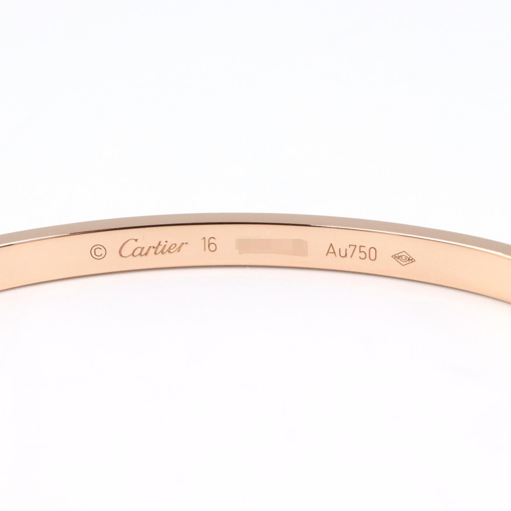 Cartier Cartier Cartier Love Bracelet Au750 Diamond Size 16 Precious Metal Bracelet CRB6047916 DUTY FREE for USA Size ONE SIZE - 3 Thumbnail