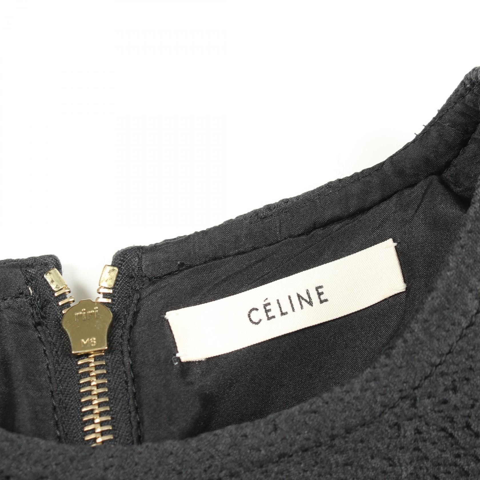 Celine Celine CELINE Wool Dress Textile Dresses DUTY FREE for USA Size ONE SIZE - 6 Thumbnail