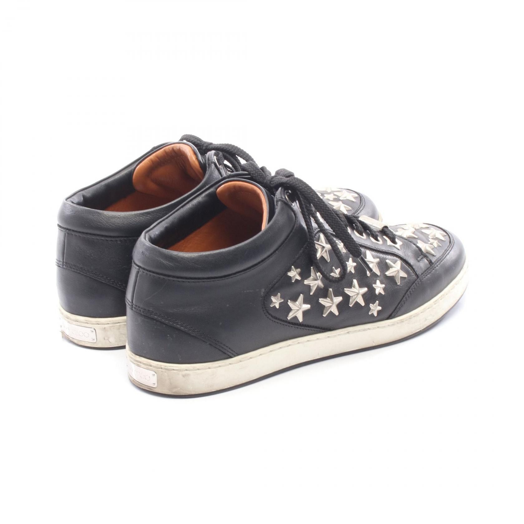 Jimmy Choo Jimmy Choo JIMMY CHOO Star Stud Leather Sneakers Leather Shoes DUTY FREE for USA Size ONE SIZE - 2 Thumbnail