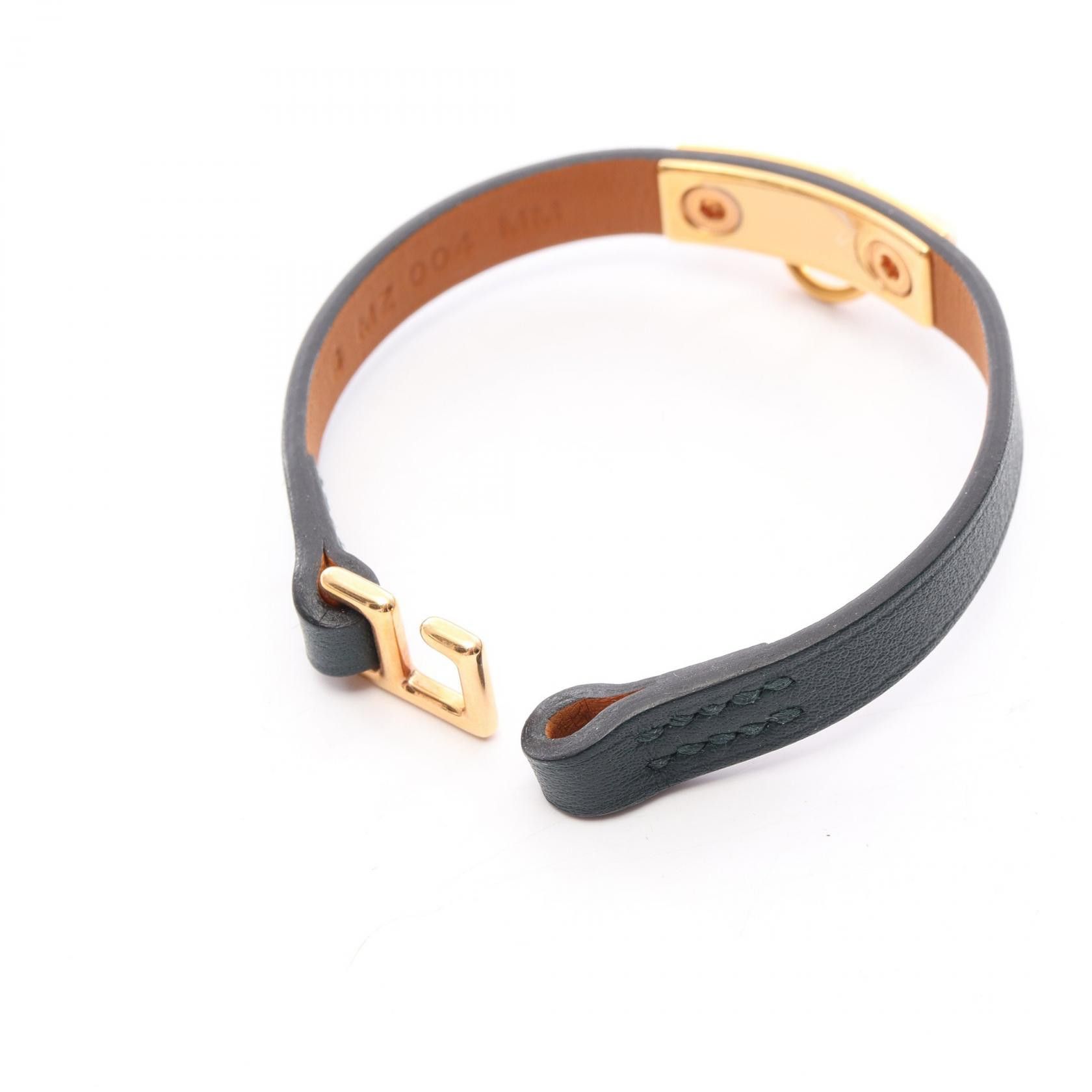 Hermes Hermes Hermes Micro Rivale Leather Bracelet Leather Bracelet DUTY FREE for USA Size ONE SIZE - 3 Thumbnail