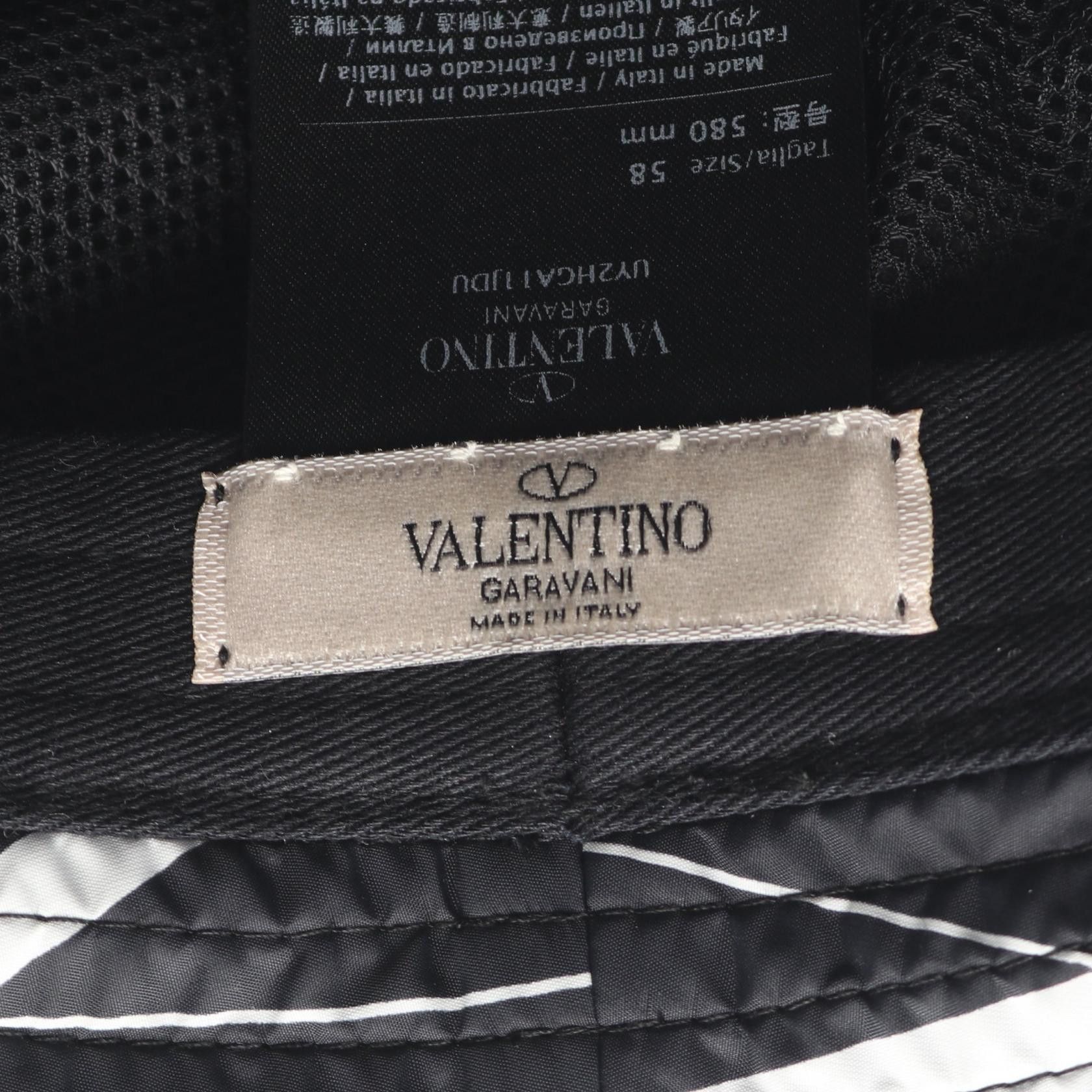Valentino Valentino Valentino Garavani VLTN Bucket Hat Textile Hats DUTY FREE for USA Size ONE SIZE - 4 Thumbnail