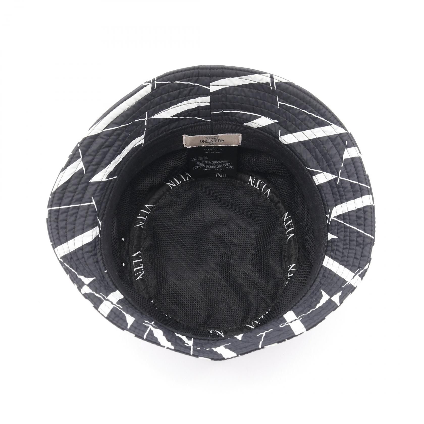 Valentino Valentino Valentino Garavani VLTN Bucket Hat Textile Hats DUTY FREE for USA Size ONE SIZE - 3 Thumbnail