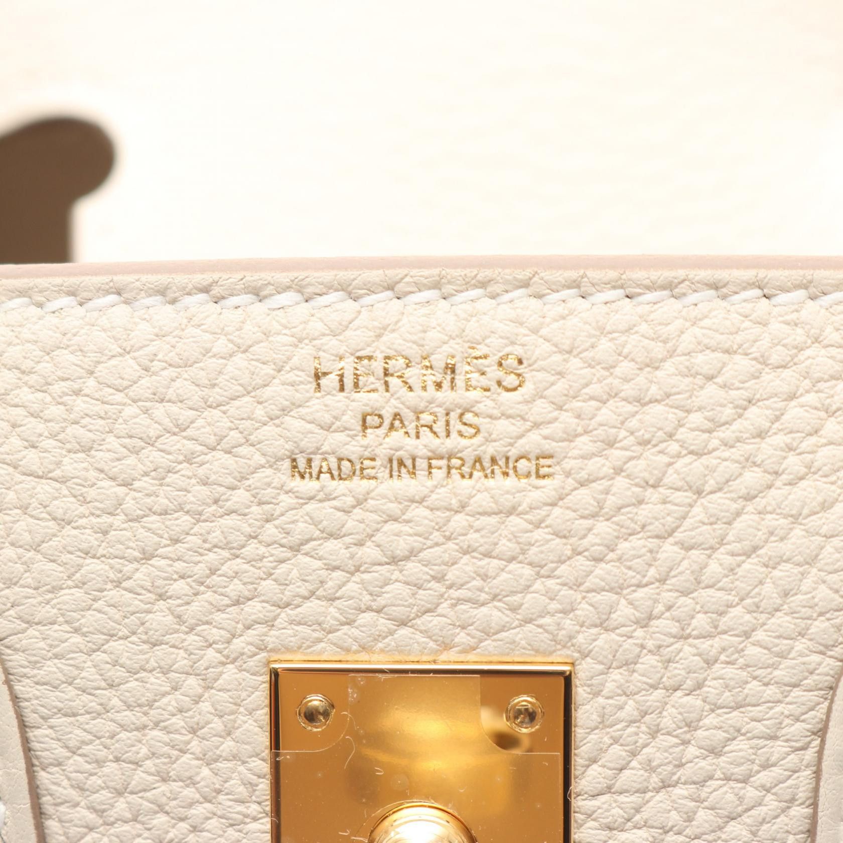Hermes Hermes Hermes Birkin25 Togo Leather Handbag K DUTY FREE for USA Size ONE SIZE - 4 Thumbnail