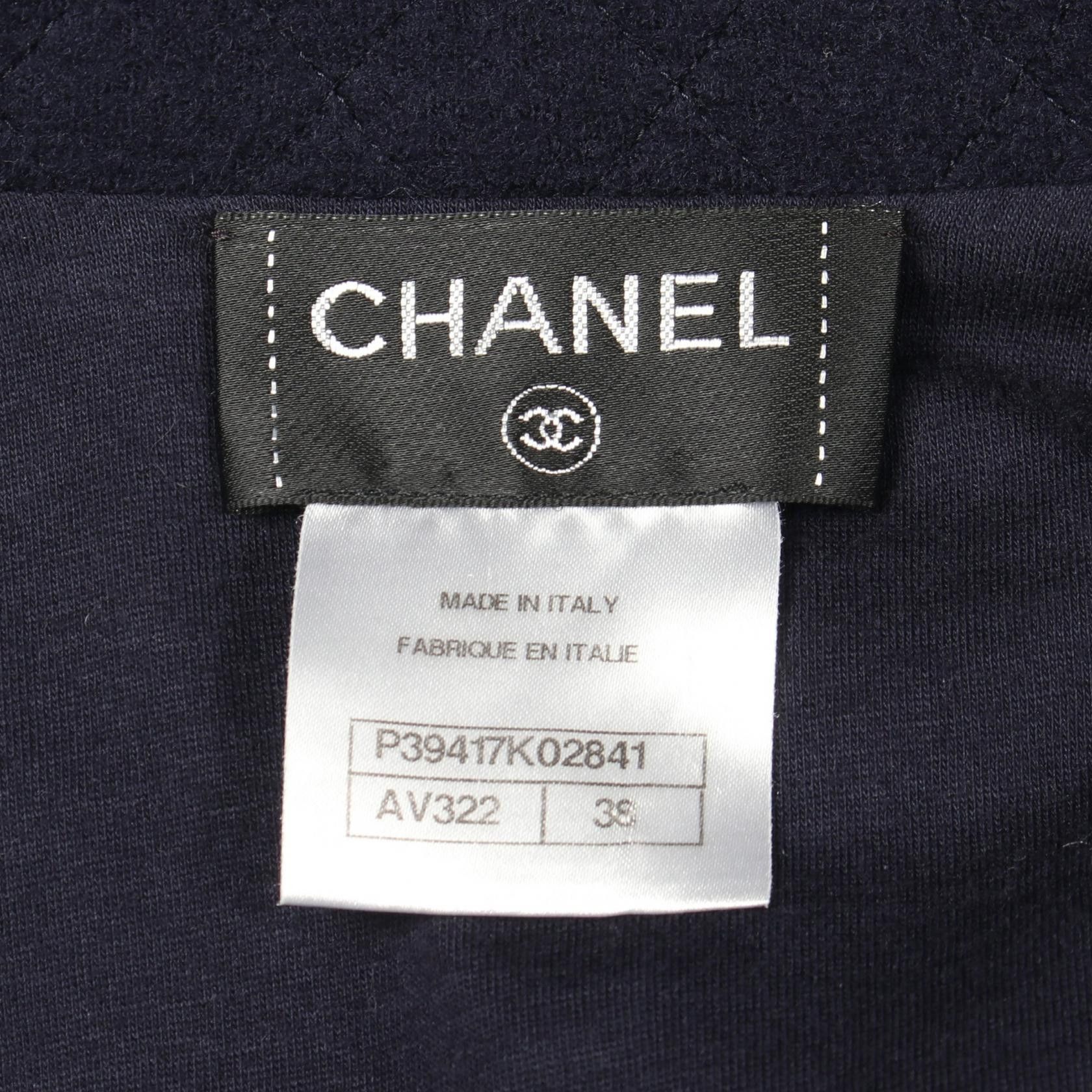 Chanel Chanel Chanel Coco Mark Wool Jacket Textile Outerwear P39417K02841 DUTY FREE for USA Size ONE SIZE - 3 Thumbnail