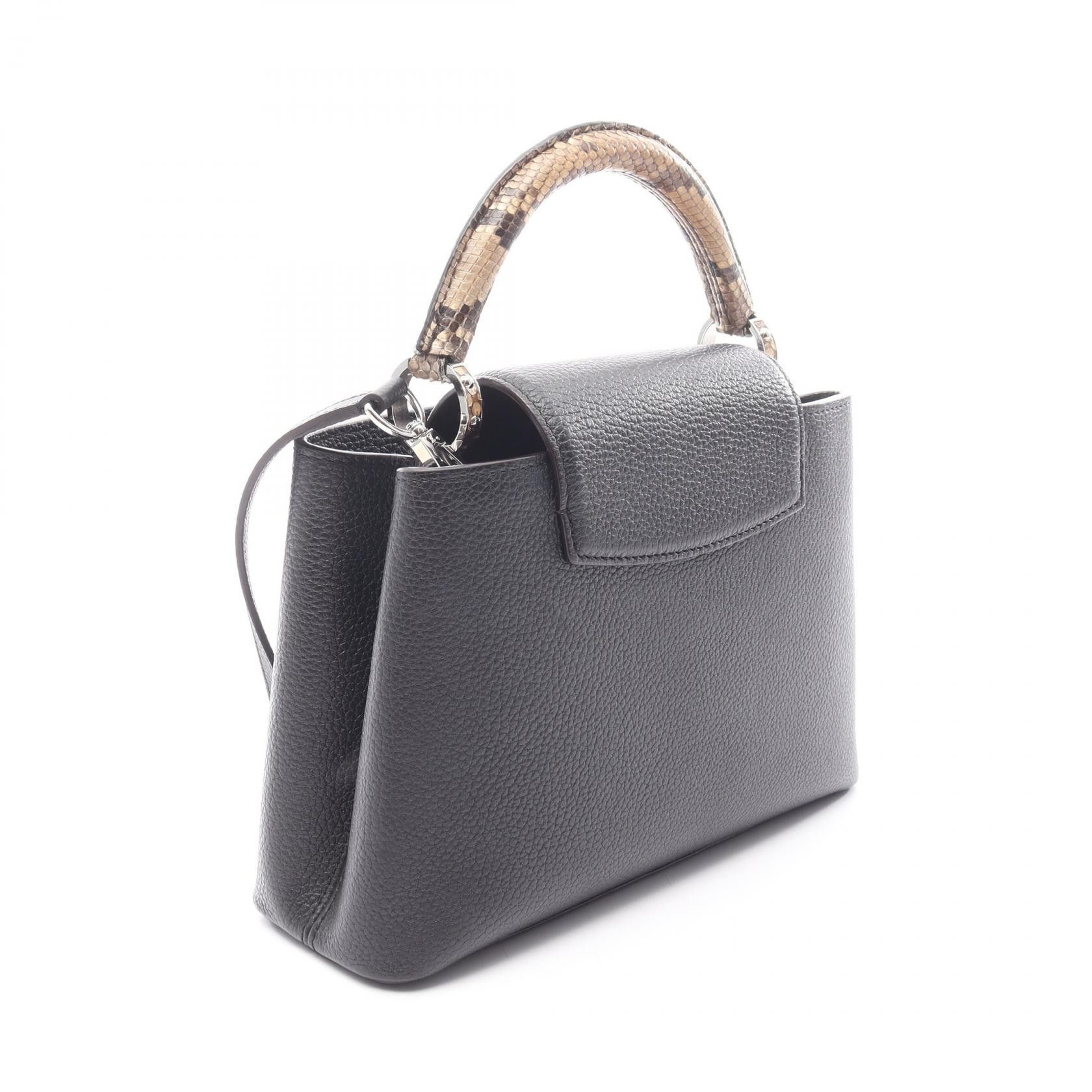 Louis Vuitton Louis Vuitton Louis Vuitton Capucines BB Leather 2way Bag Leather Handbag N92040 DUTY FREE for USA Size ONE SIZE - 2 Thumbnail