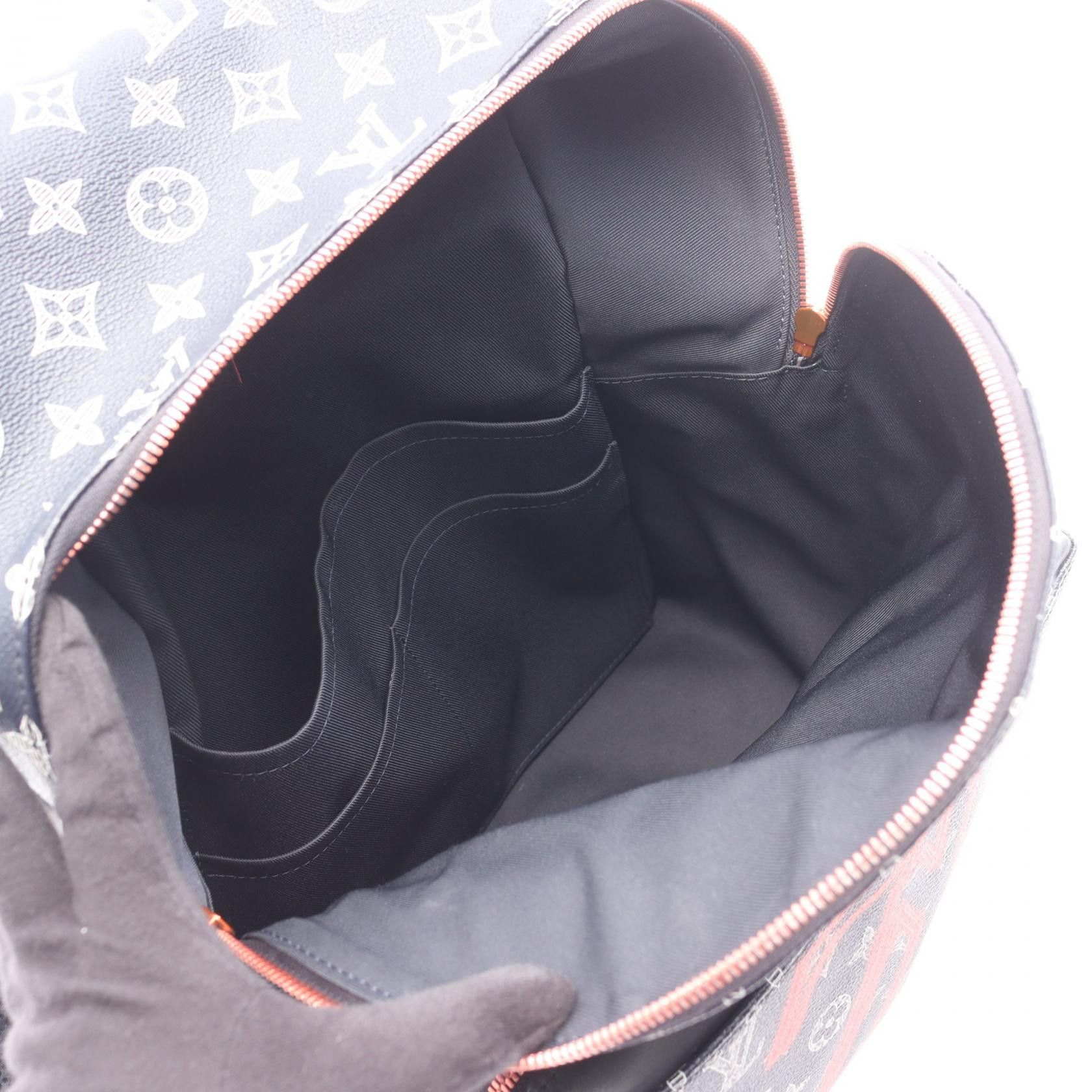 Louis Vuitton Louis Vuitton Louis Vuitton Apollo Upside Down Monogram Ink Backpack Textile Backpack M43676 DUTY FREE for USA Size ONE SIZE - 3 Thumbnail