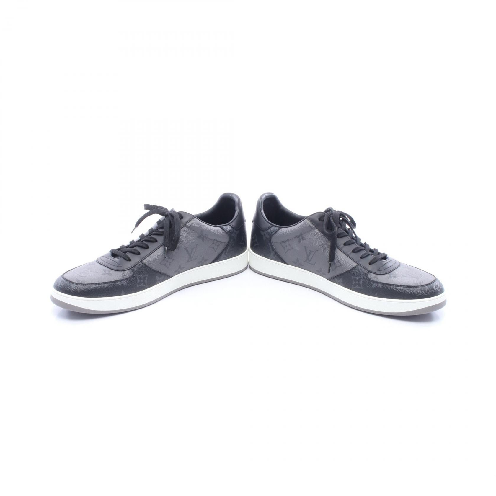 Louis Vuitton Louis Vuitton Louis Vuitton Rivoli Monogram Coated Canvas Leather Sneakers Textile Shoes DUTY FREE for USA Size ONE SIZE - 3 Thumbnail