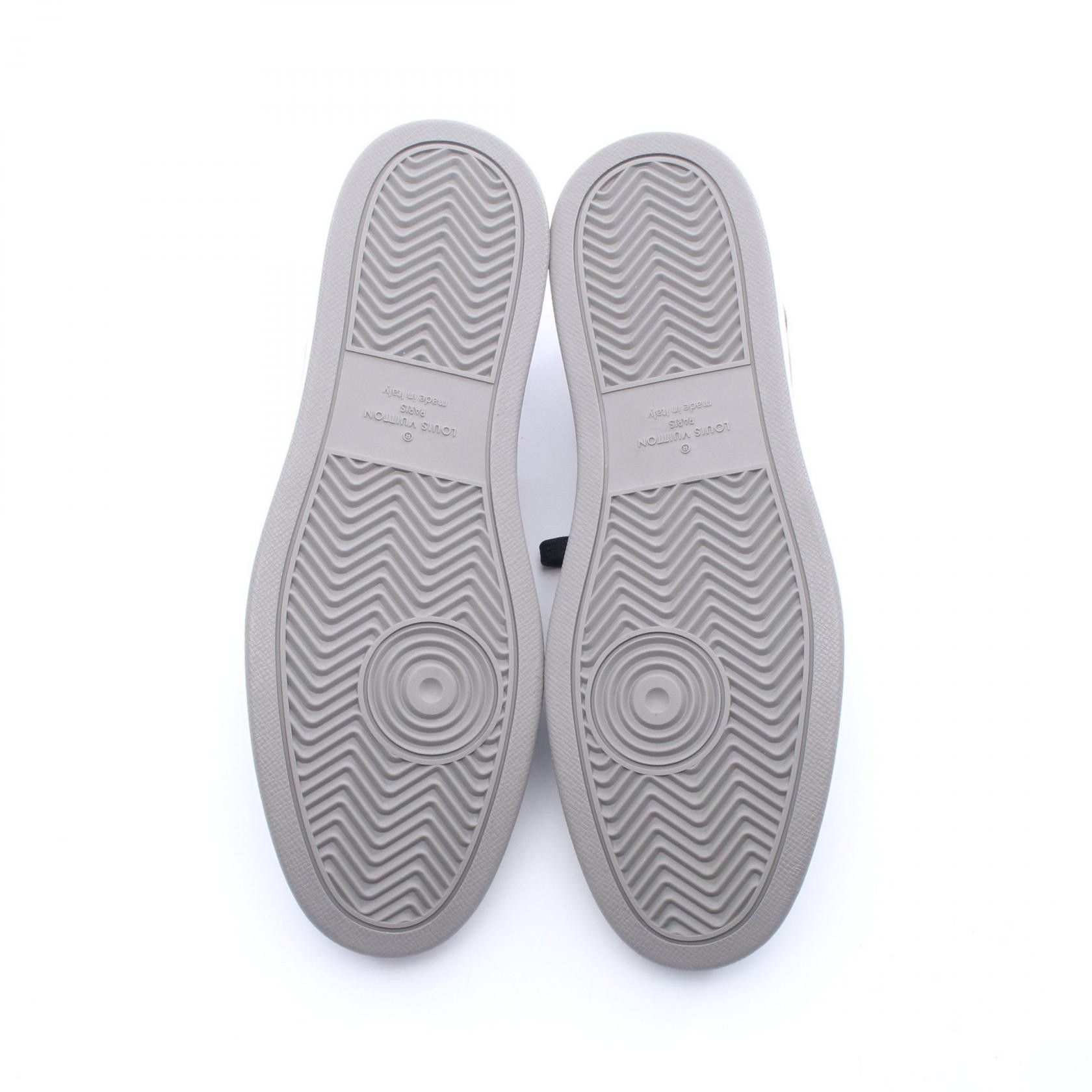 Louis Vuitton Louis Vuitton Louis Vuitton Rivoli Monogram Coated Canvas Leather Sneakers Textile Shoes DUTY FREE for USA Size ONE SIZE - 4 Thumbnail