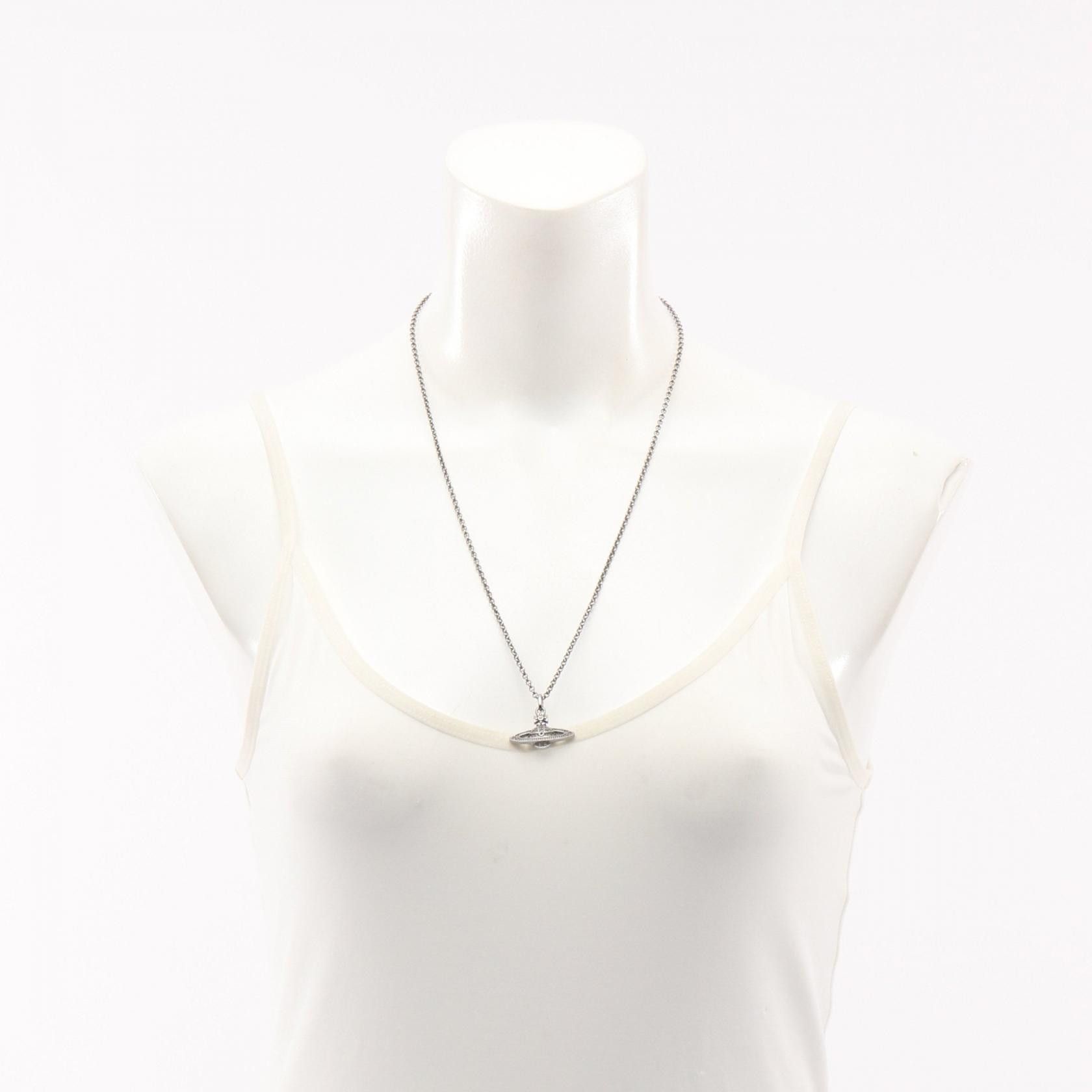 Vivienne Westwood Vivienne Westwood Vivienne Westwood MINI BAS RELIEF ORB PENDANT Necklace Metal Necklace DUTY FREE for USA Size ONE SIZE - 6 Thumbnail