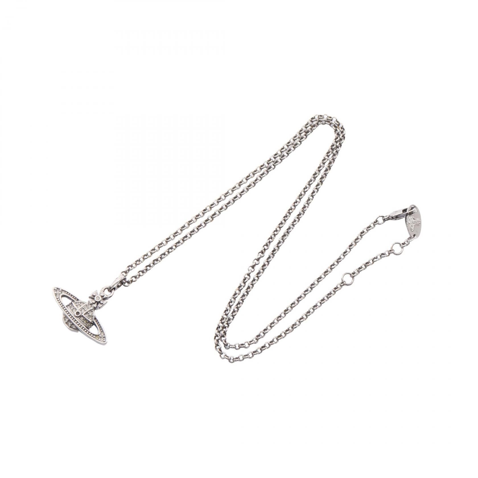 Vivienne Westwood Vivienne Westwood Vivienne Westwood MINI BAS RELIEF ORB PENDANT Necklace Metal Necklace DUTY FREE for USA Size ONE SIZE - 3 Thumbnail