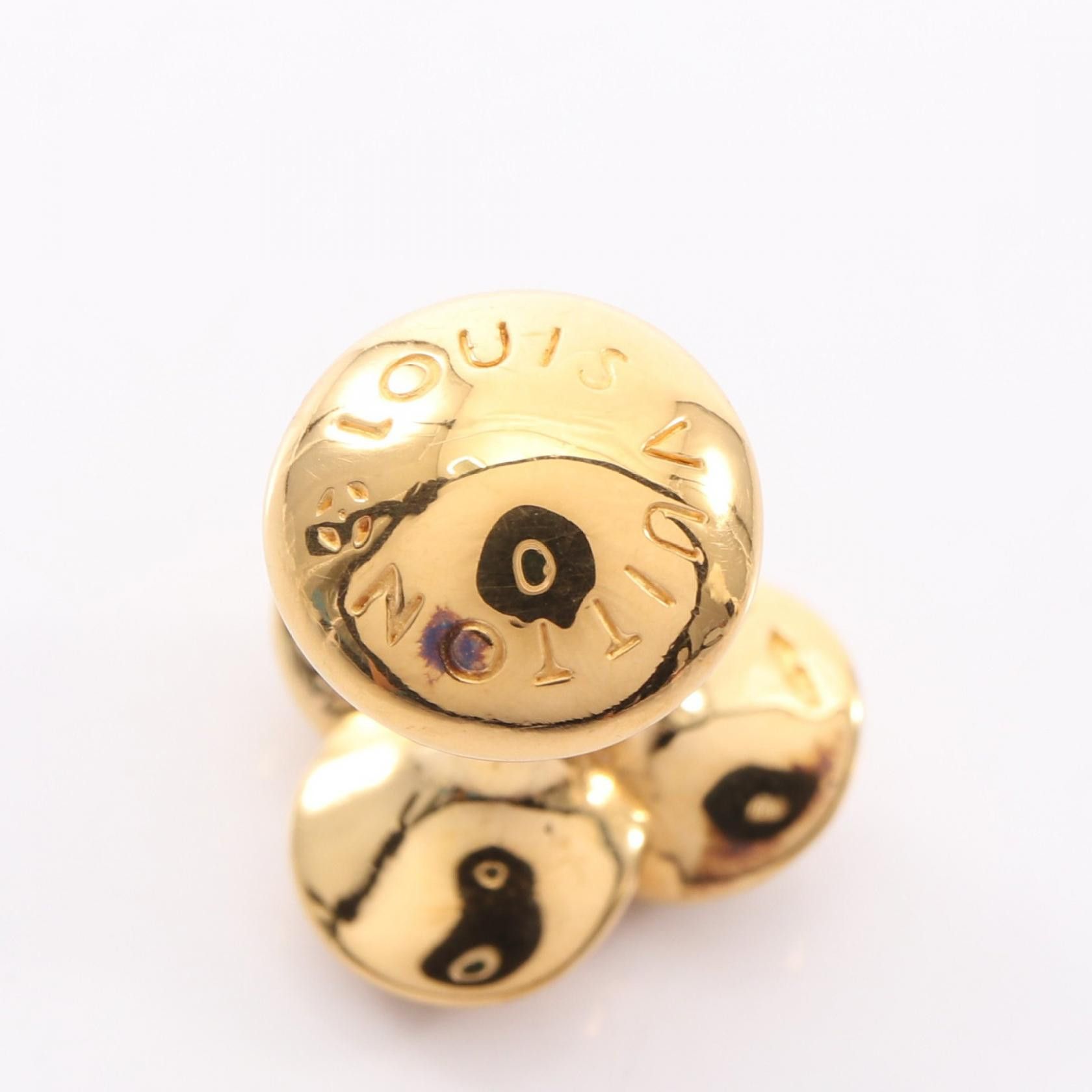 Louis Vuitton Louis Vuitton Louis Vuitton Bouton de Manchette Bouquet de Clous Cufflinks Accessory Metal Cufflinks M30564 DUTY FREE for USA Size ONE SIZE - 3 Thumbnail