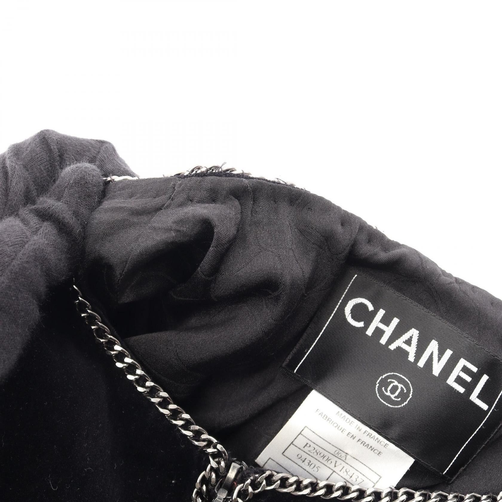 Chanel Chanel Chanel collarless jacket outerwear Textile Outerwear P28906 DUTY FREE for USA Size ONE SIZE - 9 Thumbnail
