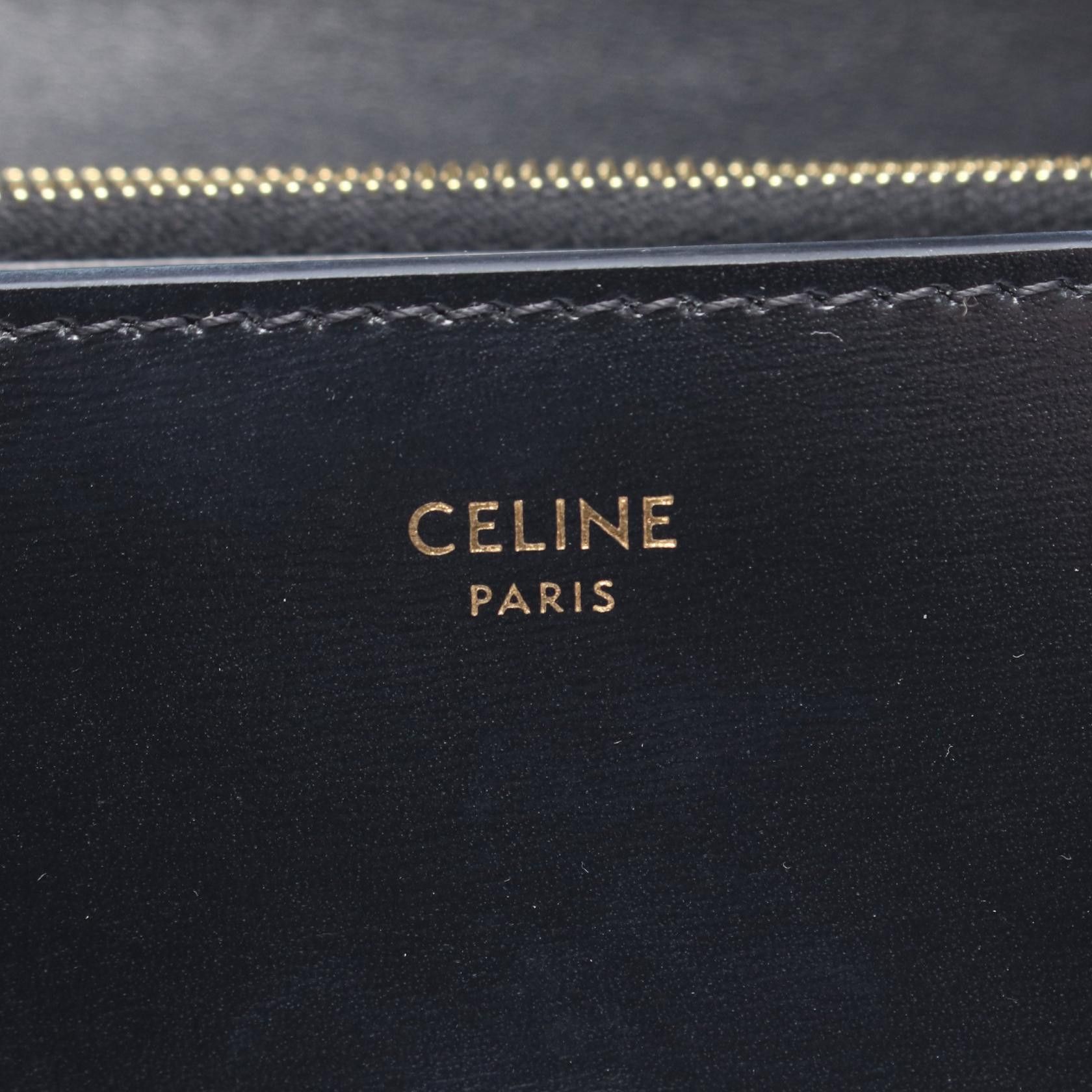 Celine Celine Celine Large Wallet Triomphe Long Wallet Leather Long Wallet 10E313DPV38NO DUTY FREE for USA Size ONE SIZE - 4 Thumbnail