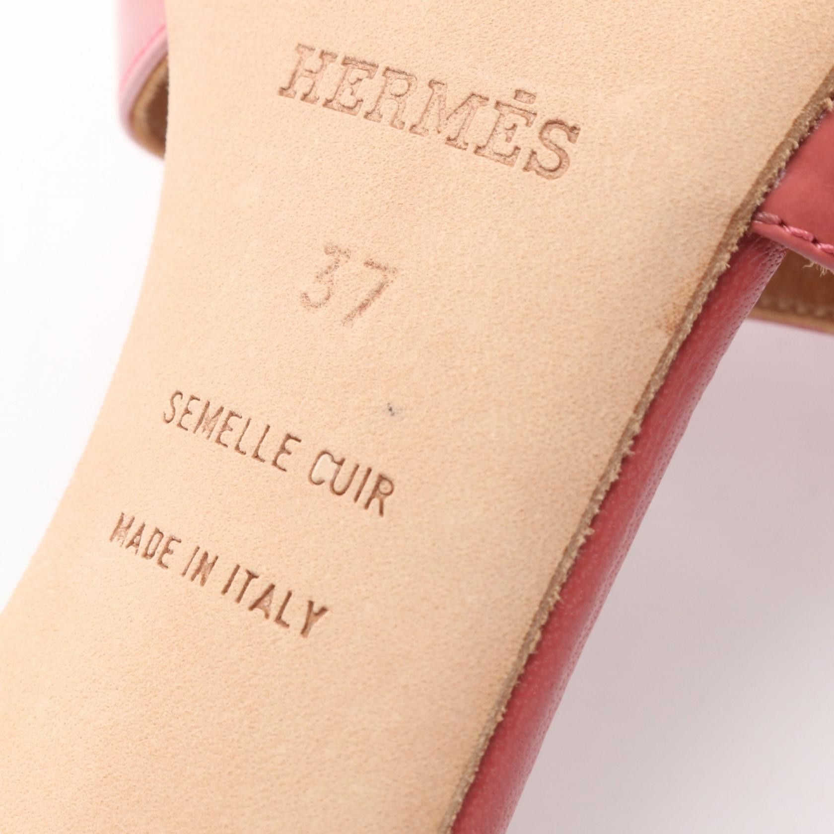 Hermes Hermes Hermes Oasis Patent Leather Mules Leather Shoes DUTY FREE for USA Size ONE SIZE - 8 Thumbnail