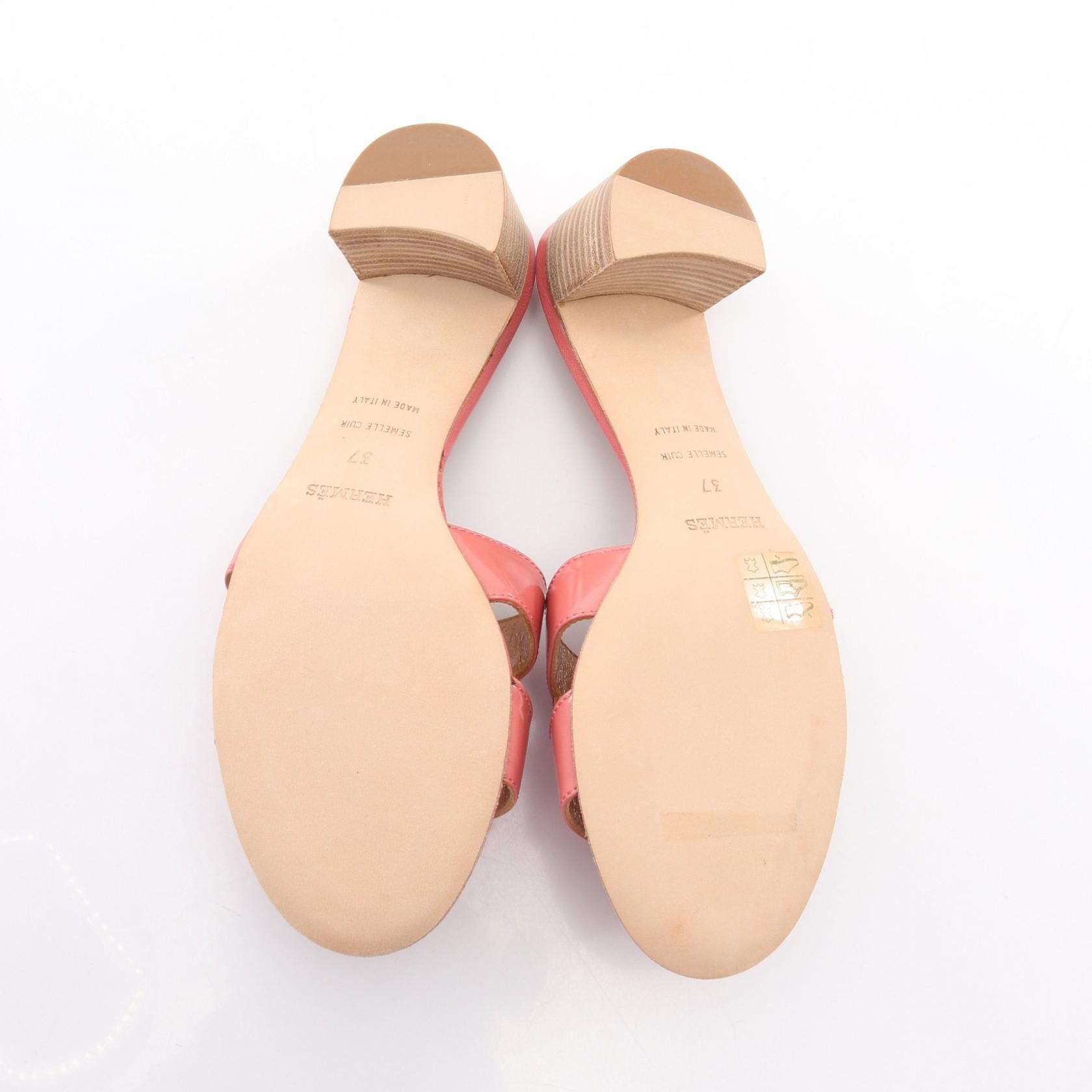 Hermes Hermes Hermes Oasis Patent Leather Mules Leather Shoes DUTY FREE for USA Size ONE SIZE - 4 Thumbnail