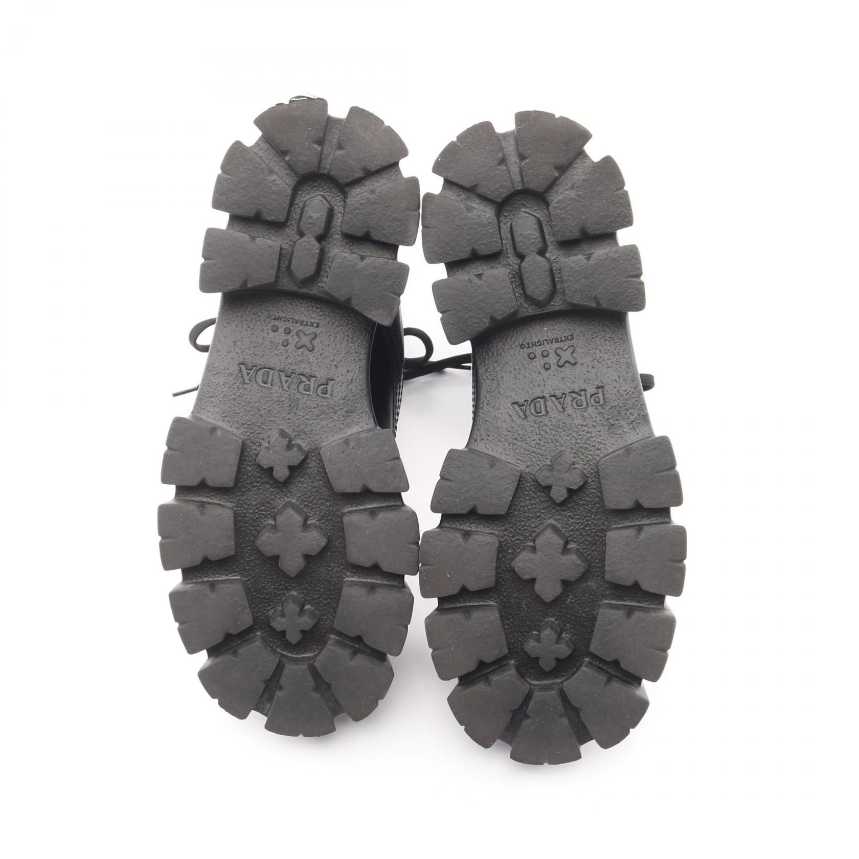 Prada Prada Prada Re-Nylon Leather Boots Leather Shoes DUTY FREE for USA Size ONE SIZE - 4 Thumbnail