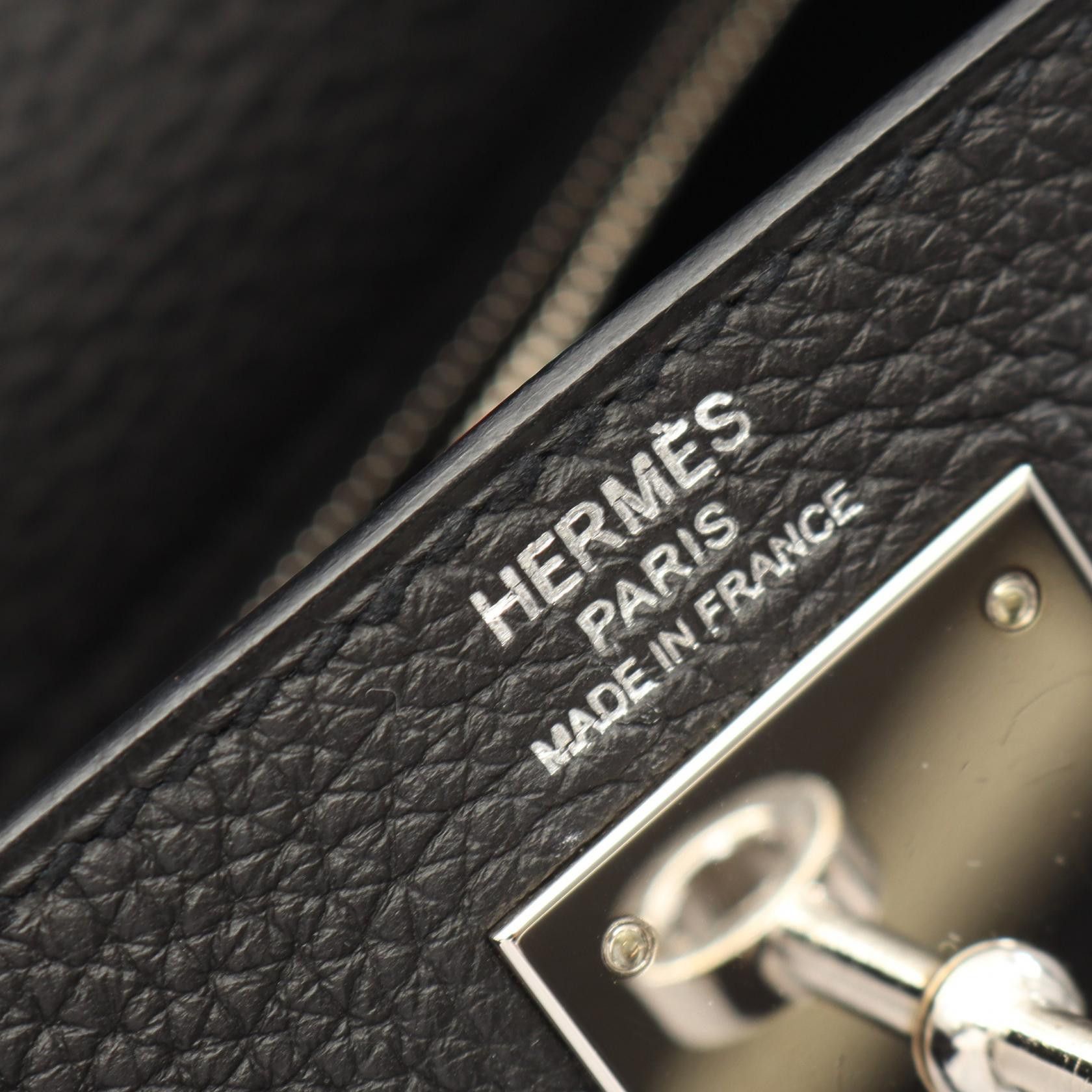 Hermes Hermes Hermes Kelly28 Calfskin Leather Handbag Stamp T (2015) DUTY FREE for USA Size ONE SIZE - 4 Thumbnail