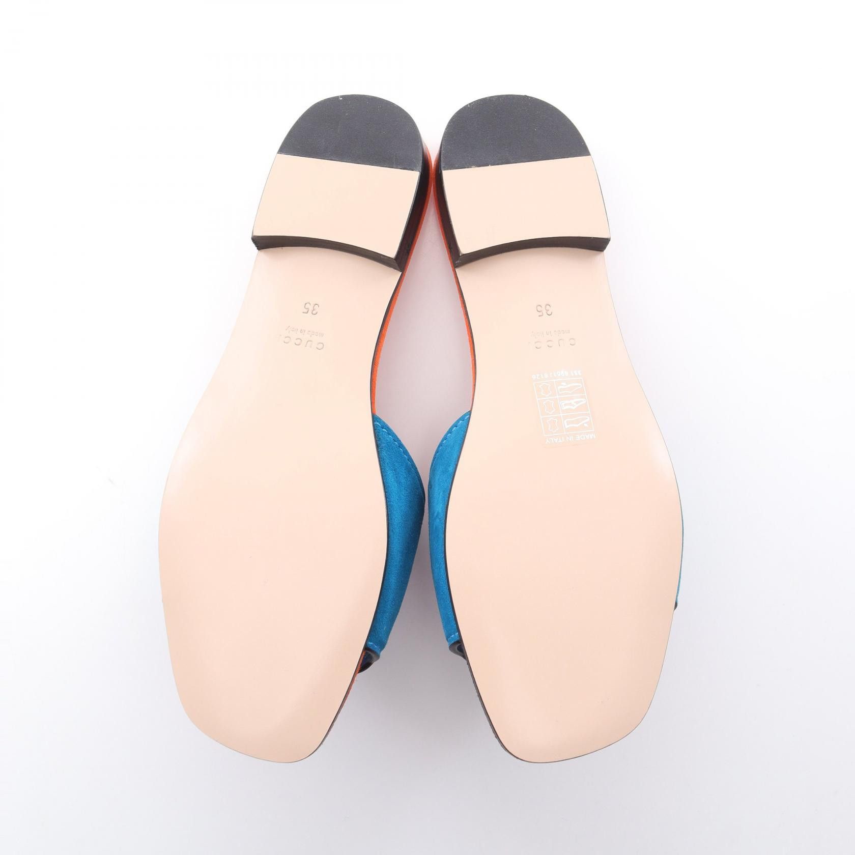 Gucci Gucci Gucci Interlocking G Suede Sandals Leather Shoes DUTY FREE for USA Size ONE SIZE - 4 Thumbnail