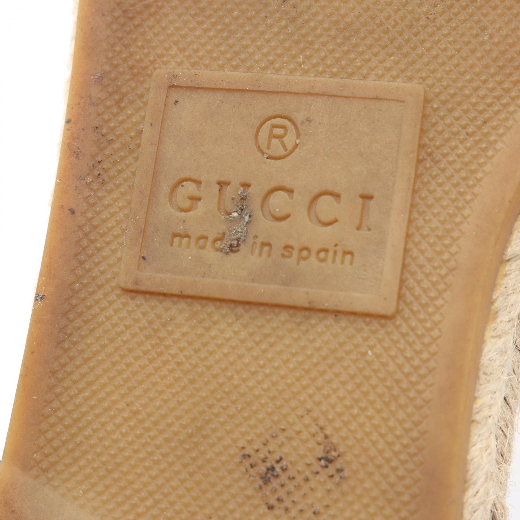 Gucci Gucci Gucci GG Marmont Leather Espadrille Sandals Leather Shoes DUTY FREE for USA Size ONE SIZE - 6 Thumbnail