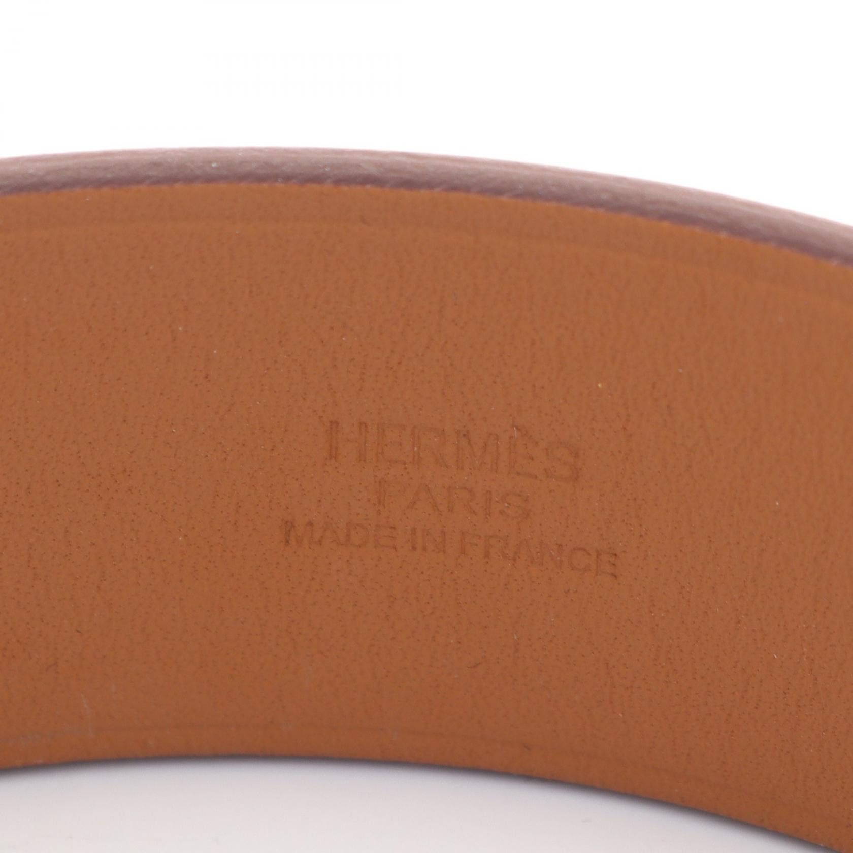 Hermes Hermes Hermes Super H Bracelet Leather Bangle Stamp Y (2020) DUTY FREE for USA Size ONE SIZE - 4 Thumbnail