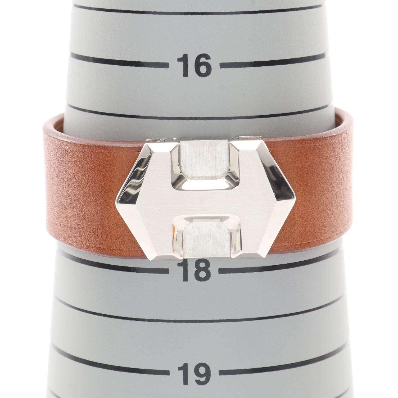 Hermes Hermes Hermes Super H Bracelet Leather Bangle Stamp Y (2020) DUTY FREE for USA Size ONE SIZE - 6 Thumbnail
