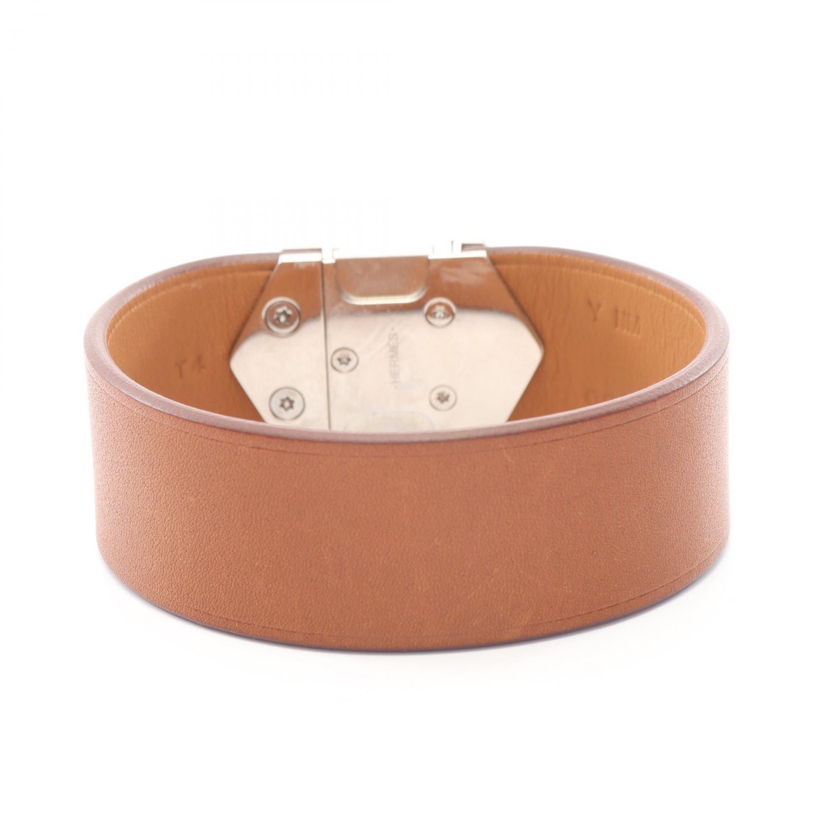 Hermes Hermes Hermes Super H Bracelet Leather Bangle Stamp Y (2020) DUTY FREE for USA Size ONE SIZE - 2 Thumbnail