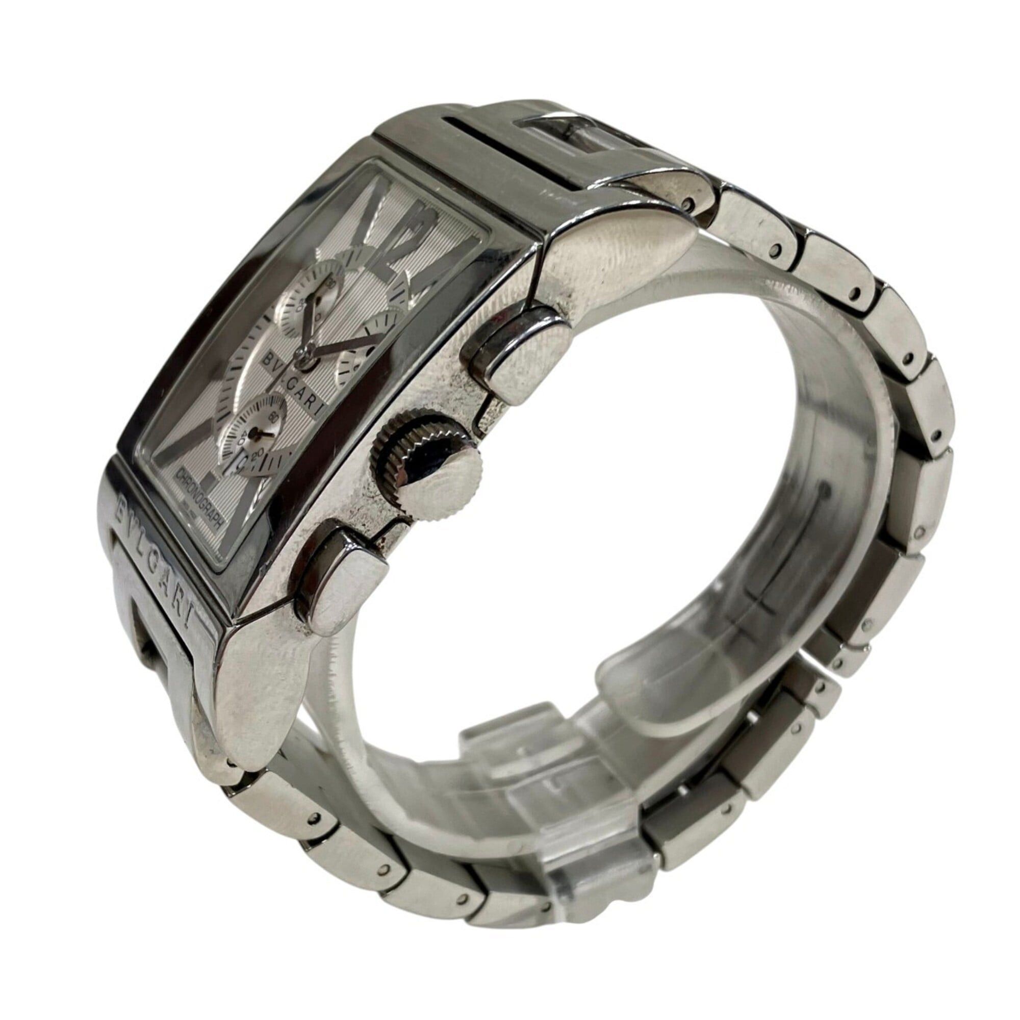 Bvlgari Bulgari BVLGARI Rettangolo watch, total weight 121g, stainless steel, quartz movement, silver dial, RTC49S Size ONE SIZE - 2 Thumbnail