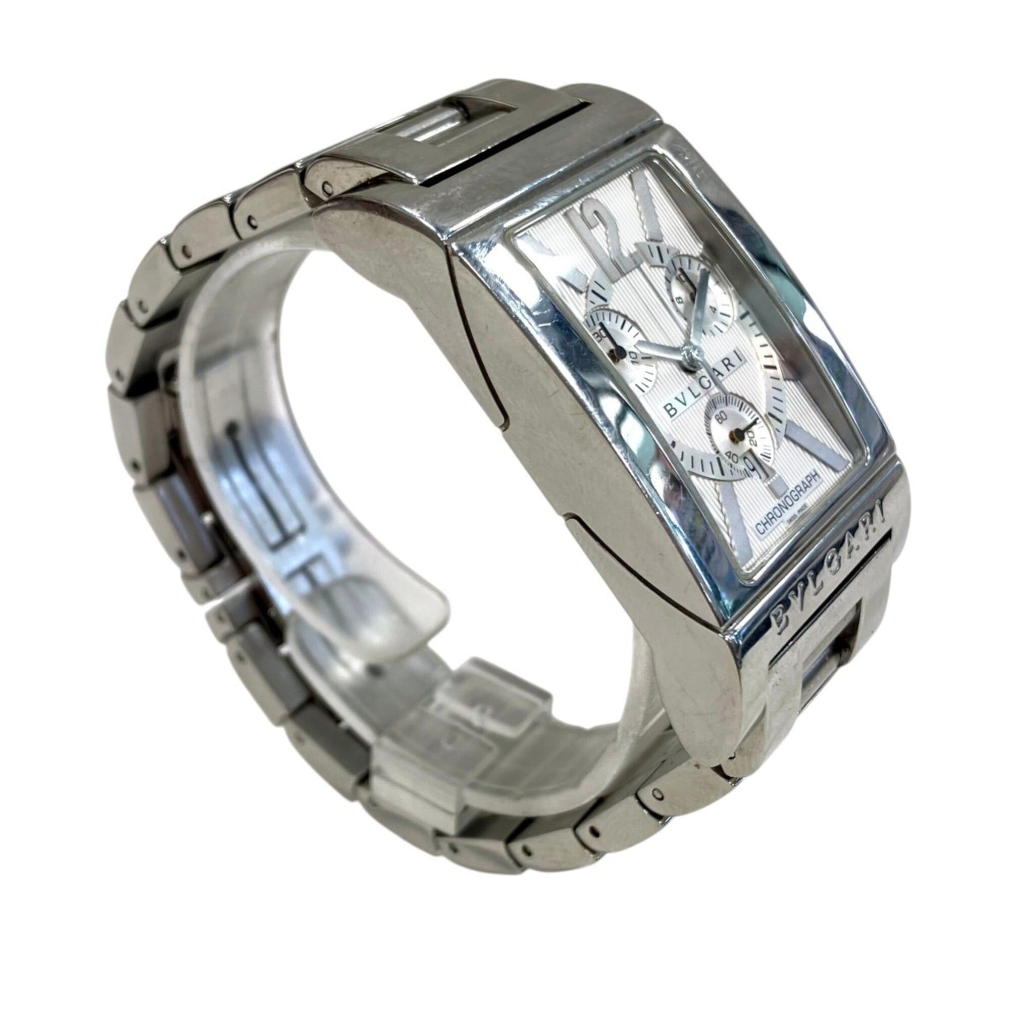 Bvlgari Bulgari BVLGARI Rettangolo watch, total weight 121g, stainless steel, quartz movement, silver dial, RTC49S Size ONE SIZE - 3 Thumbnail